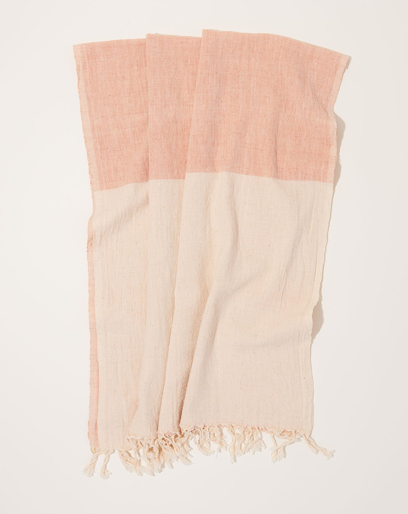 Auntie Oti Natural Dye Towel in Coral