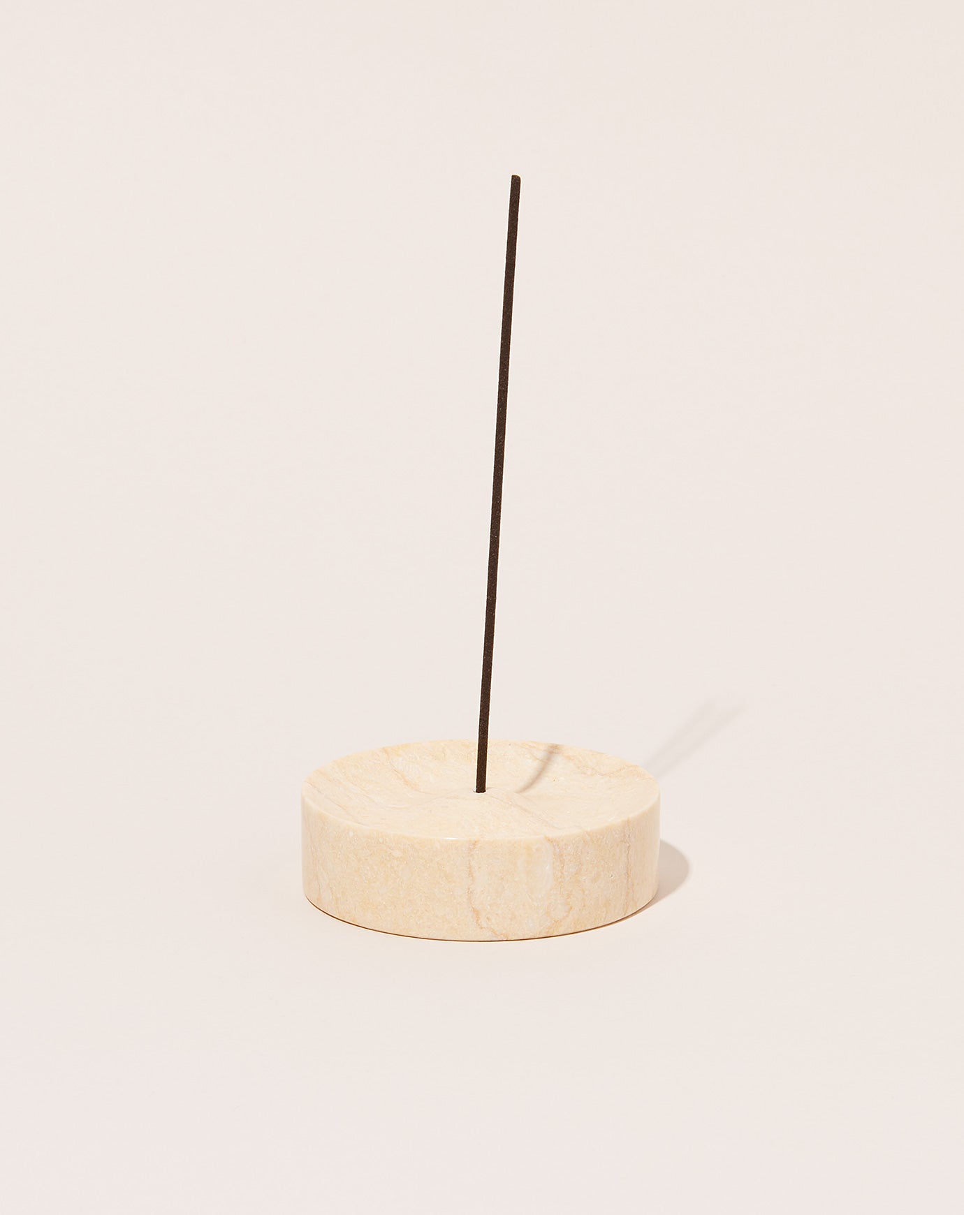 Binu Binu Cream Marble Incense Holder