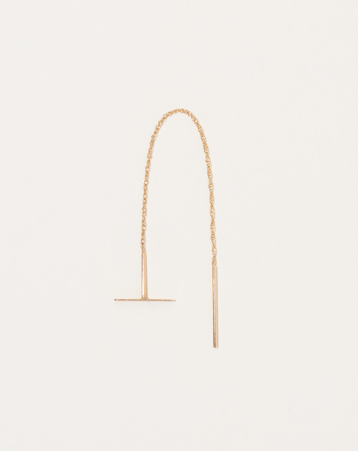 Blanca Monrós Gómez Bar and Chain Stitch Earring