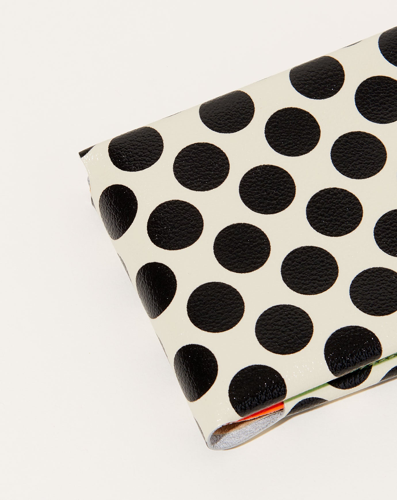 Carmine One Wallet in Black Neon Clear Dot