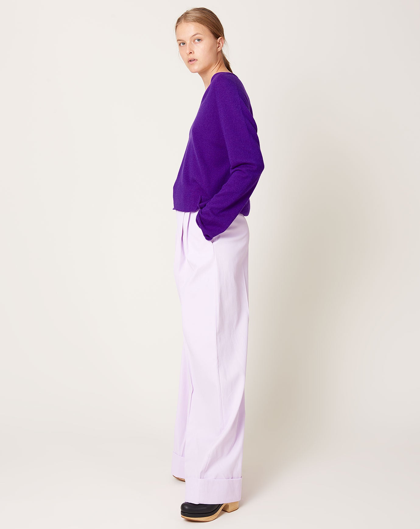 Christian Wijnants Polke Trousers in Light Orchid