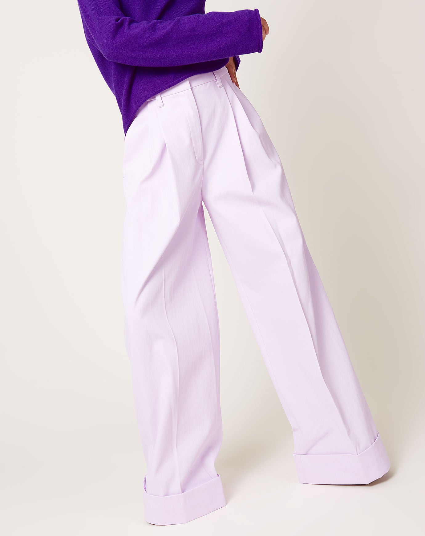 Christian Wijnants Polke Trousers in Light Orchid