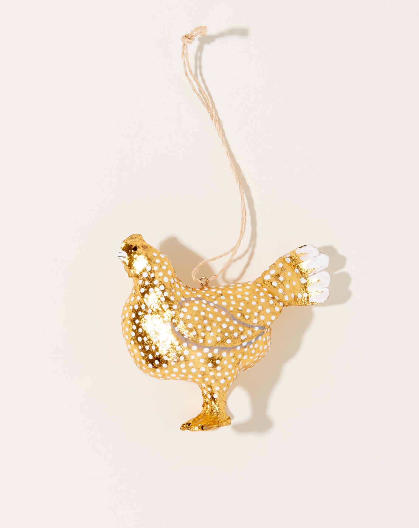 Cody Foster Merriment Hen Ornament in Gold