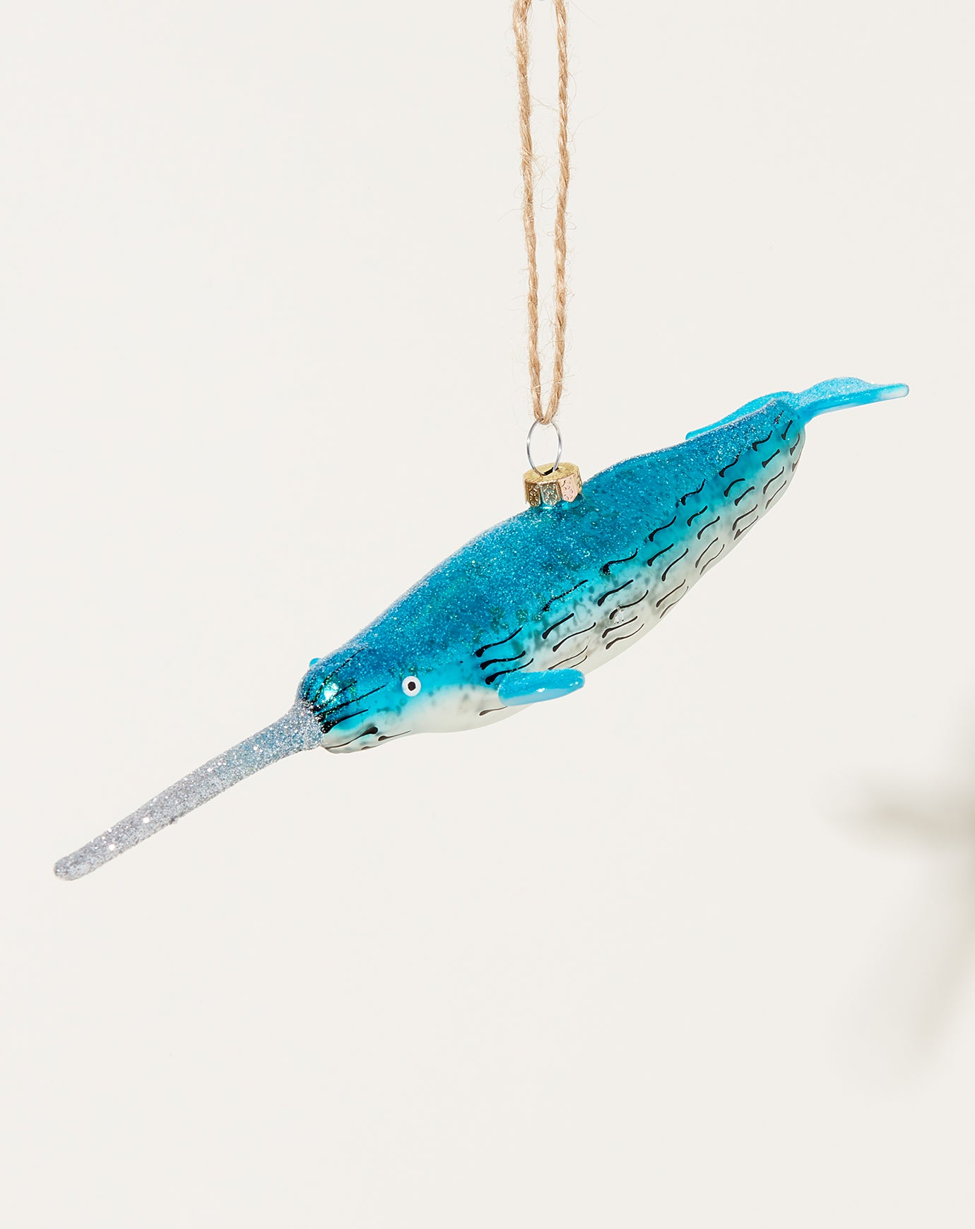 Cody Foster Narwhal Ornament in Blue