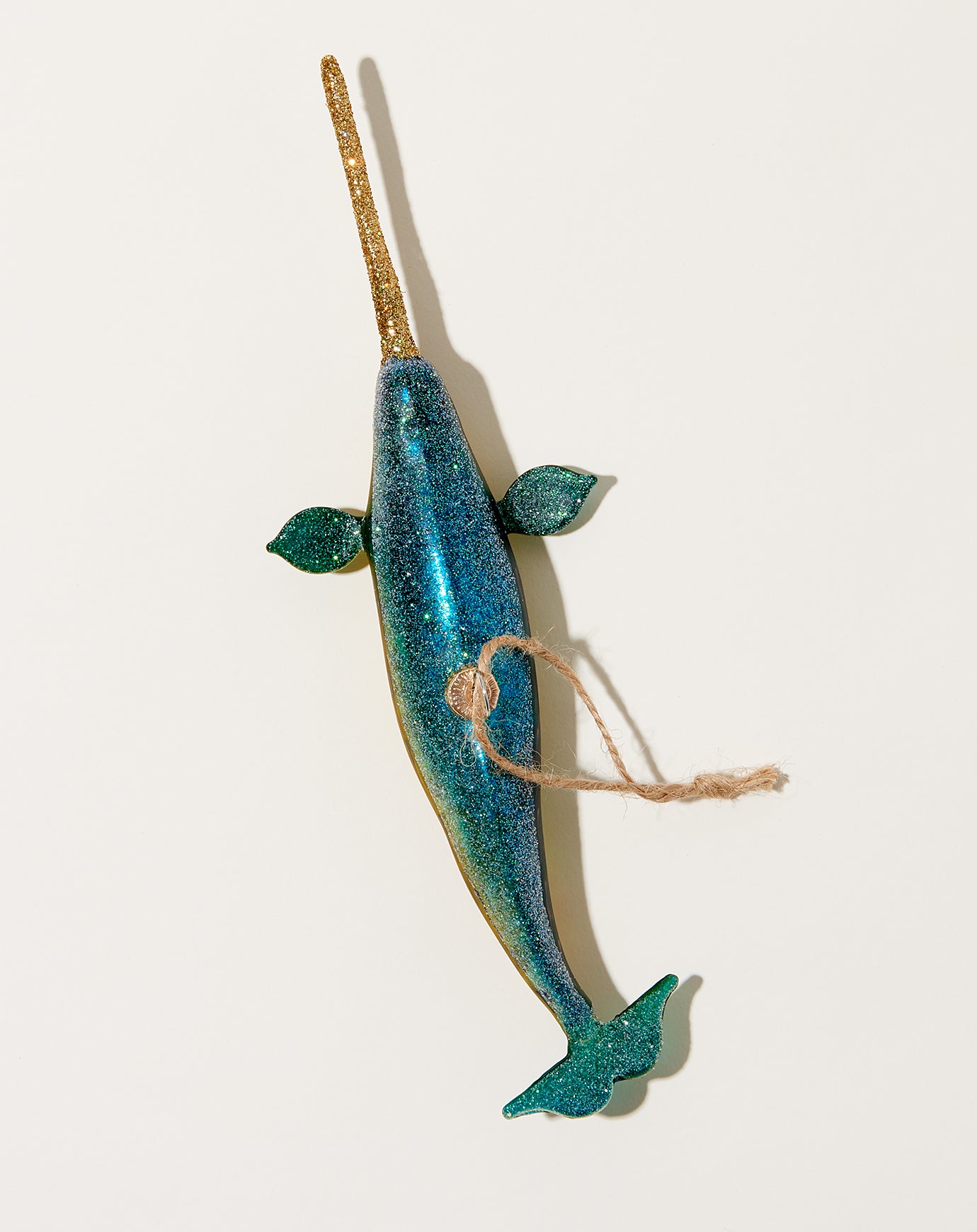 Cody Foster Narwhal Ornament in Gold