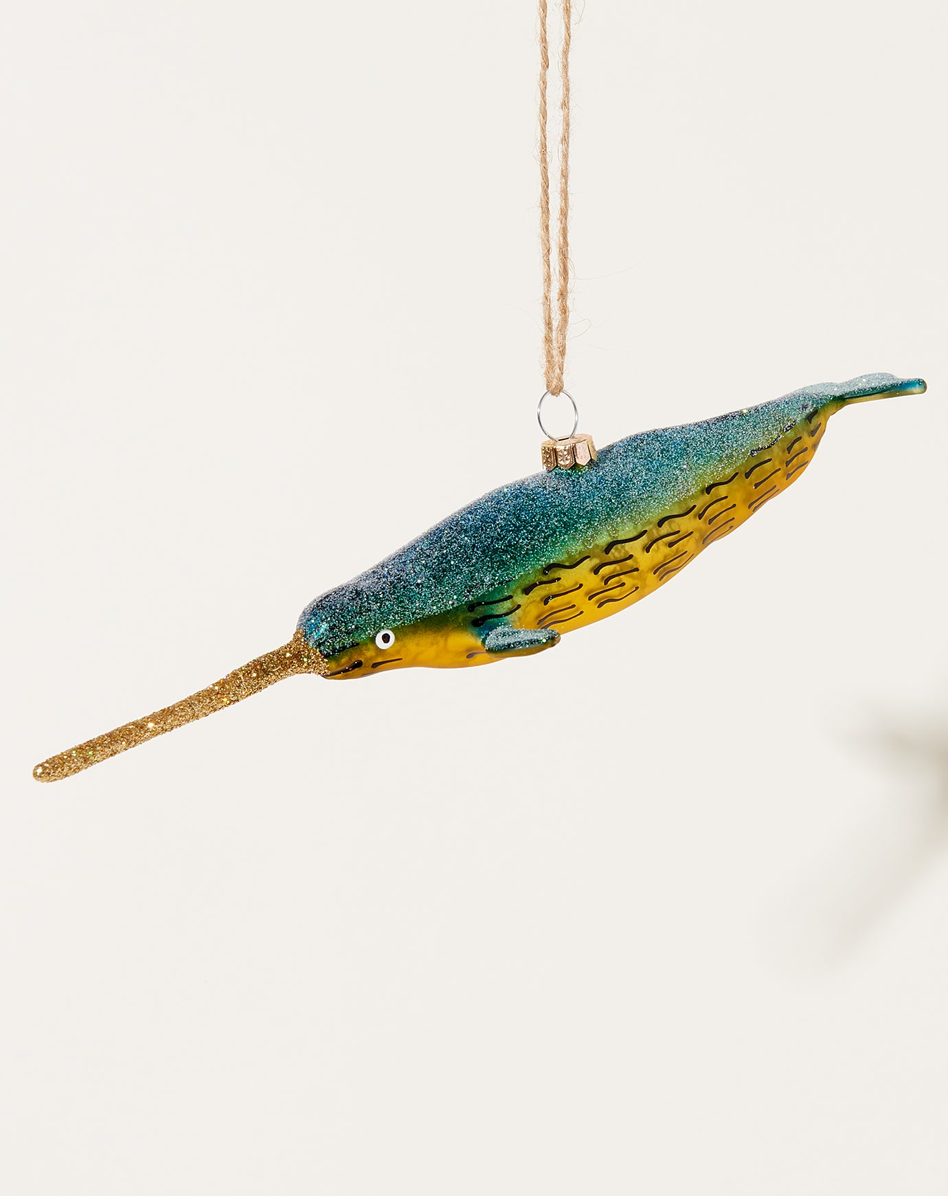 Cody Foster Narwhal Ornament in Gold