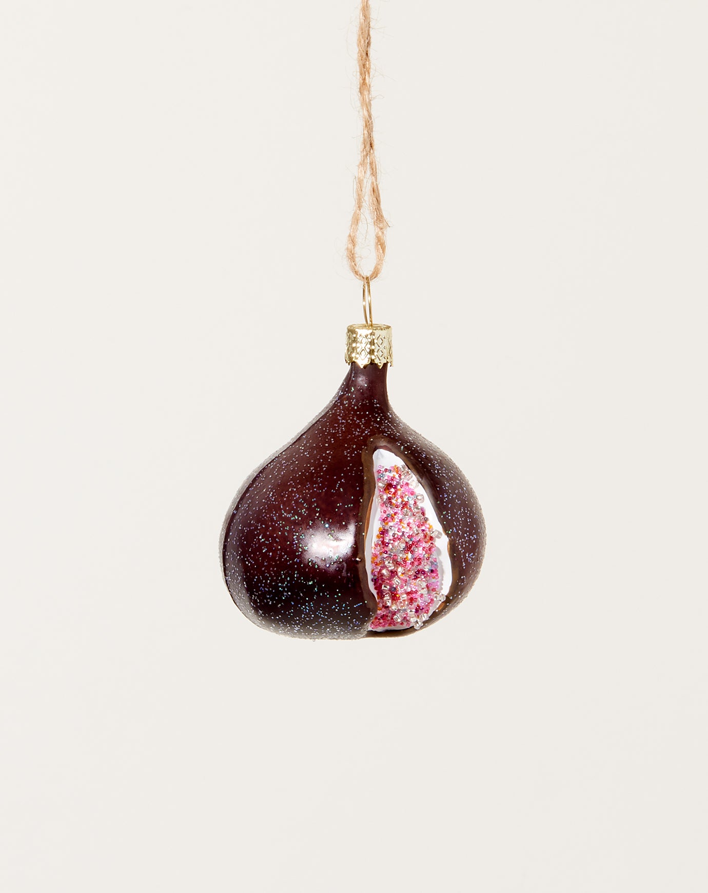 Cody Foster Orchard Fig Ornament in Brown