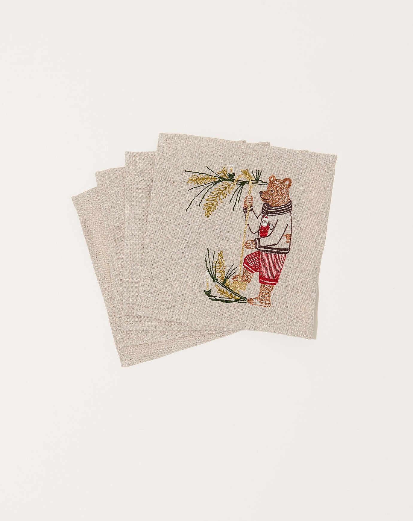 Coral & Tusk Deck the Halls Cocktail Napkin Set