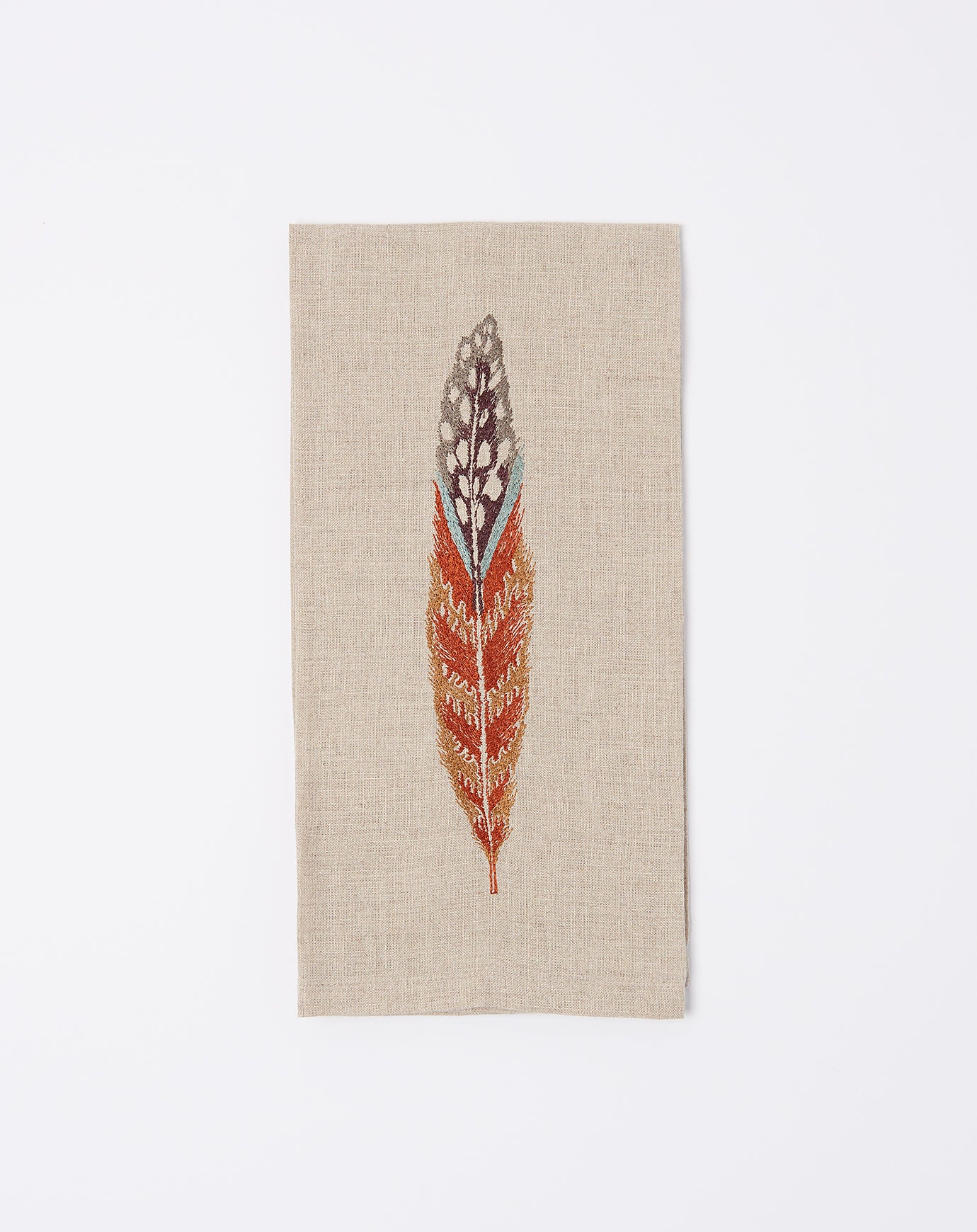 Coral & Tusk Fowl Feather Tea Towel