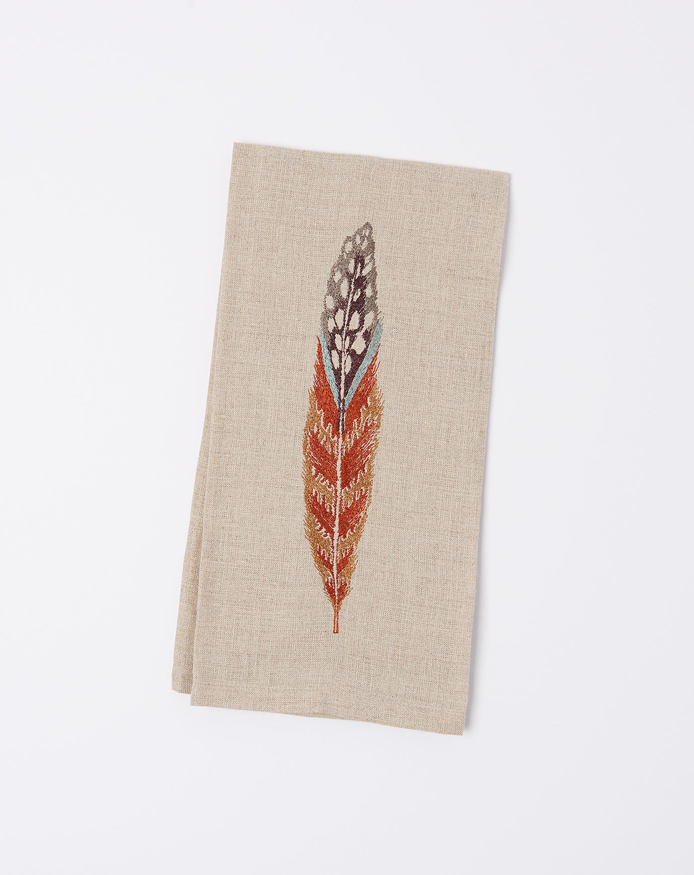 Coral & Tusk Fowl Feather Tea Towel