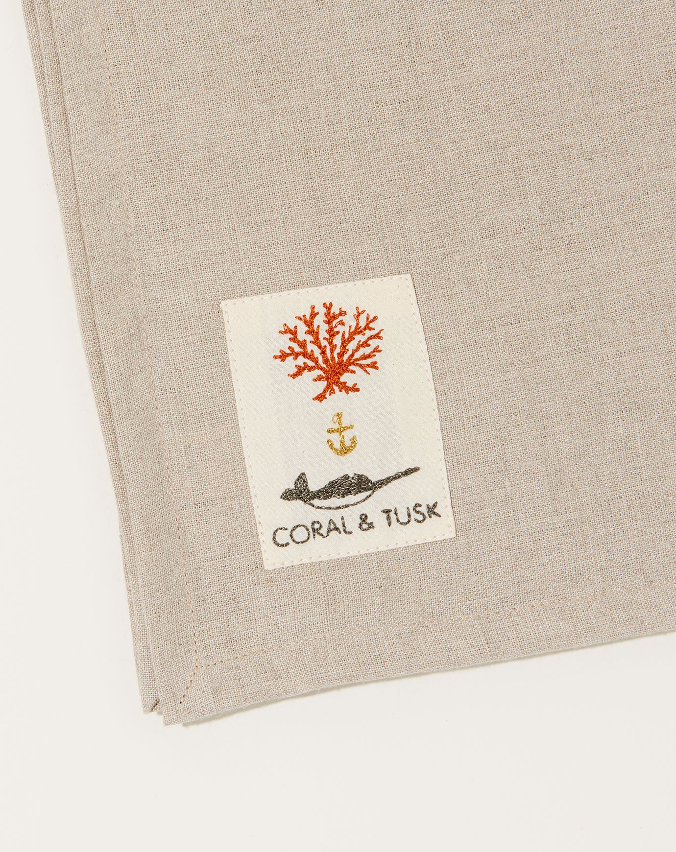 Coral & Tusk Poinsettia Dinner Napkin