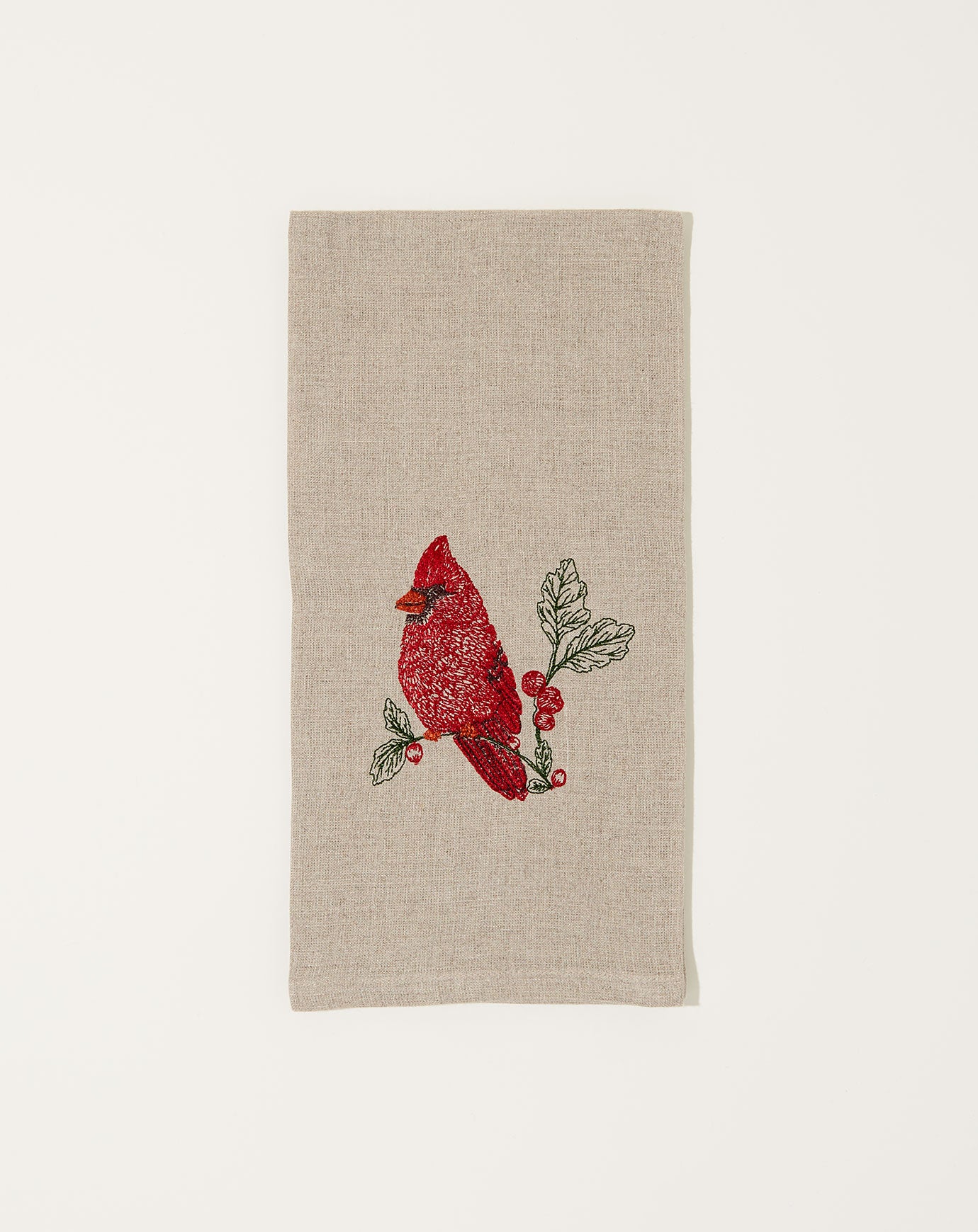 Coral & Tusk Red Cardinal Tea Towel