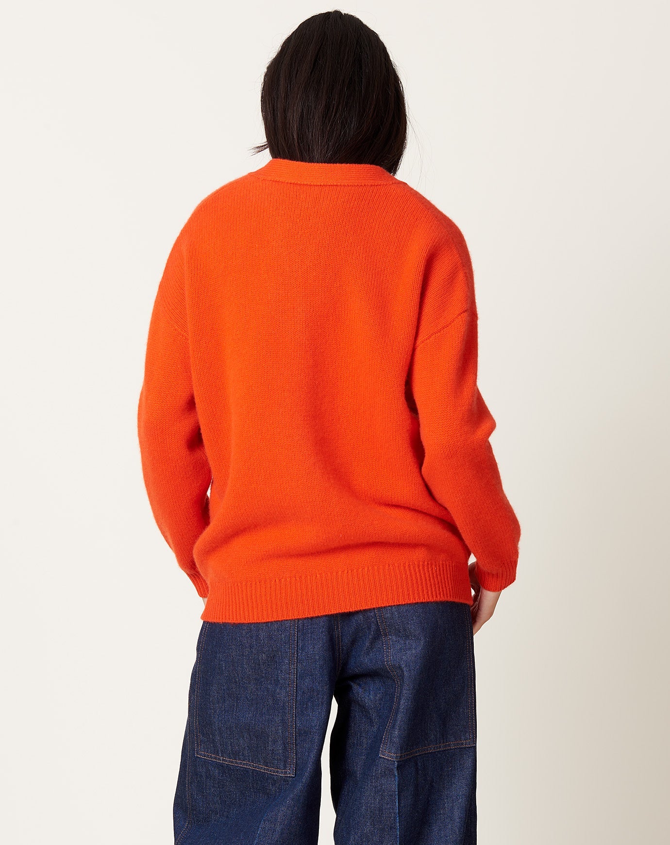 Demylee Elrich Cardigan in Red Orange