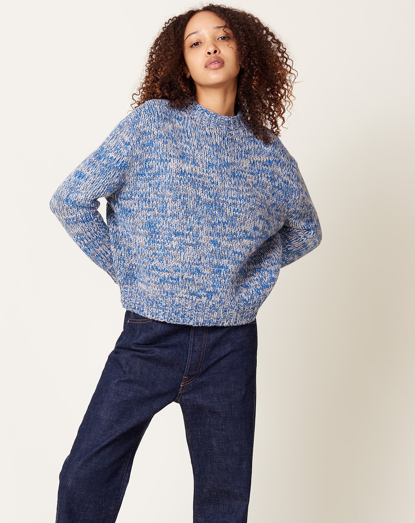 Demylee Kiriya Sweater in Blue Combo