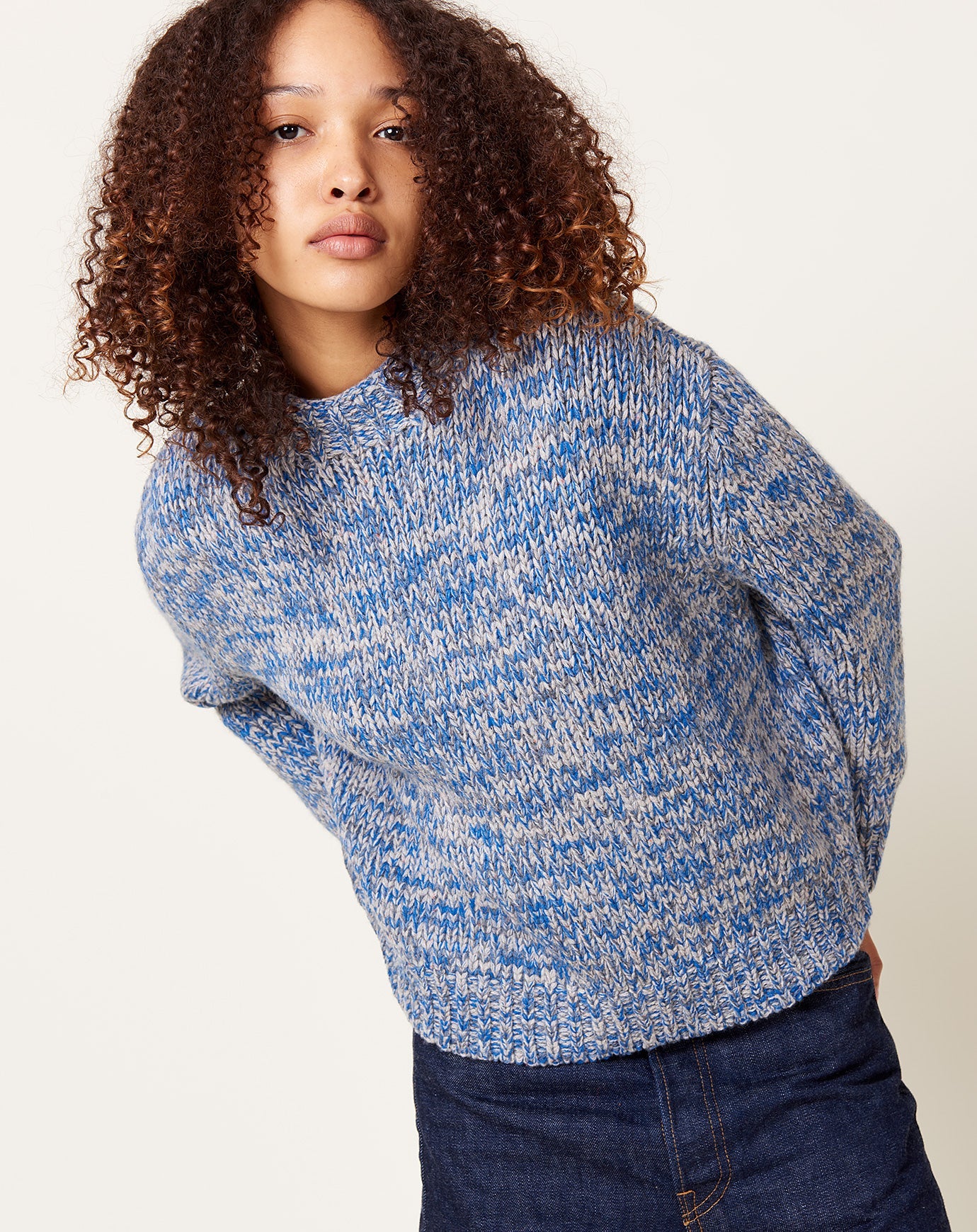 Demylee Kiriya Sweater in Blue Combo