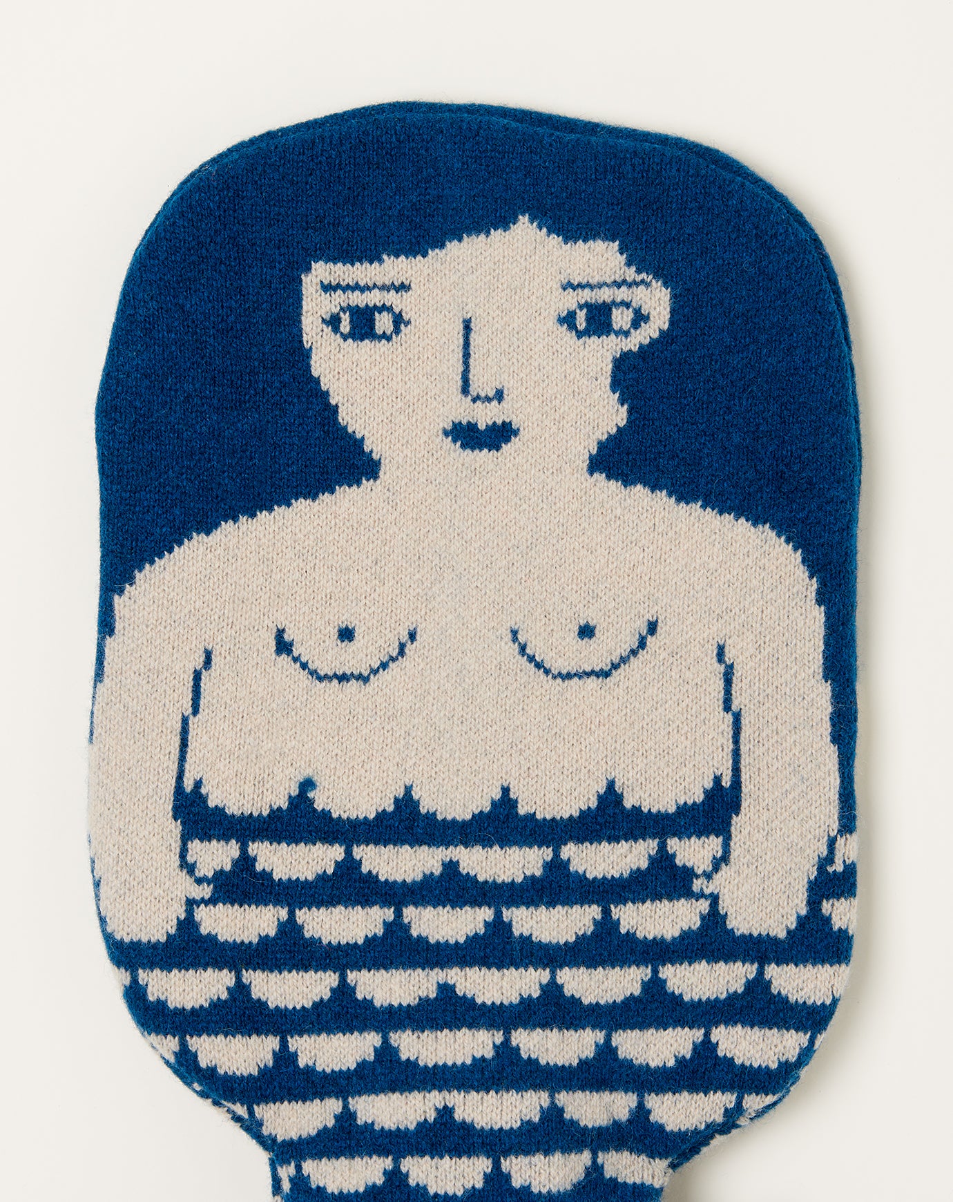 Donna Wilson Mermaid Hot Water Bottle in Blue