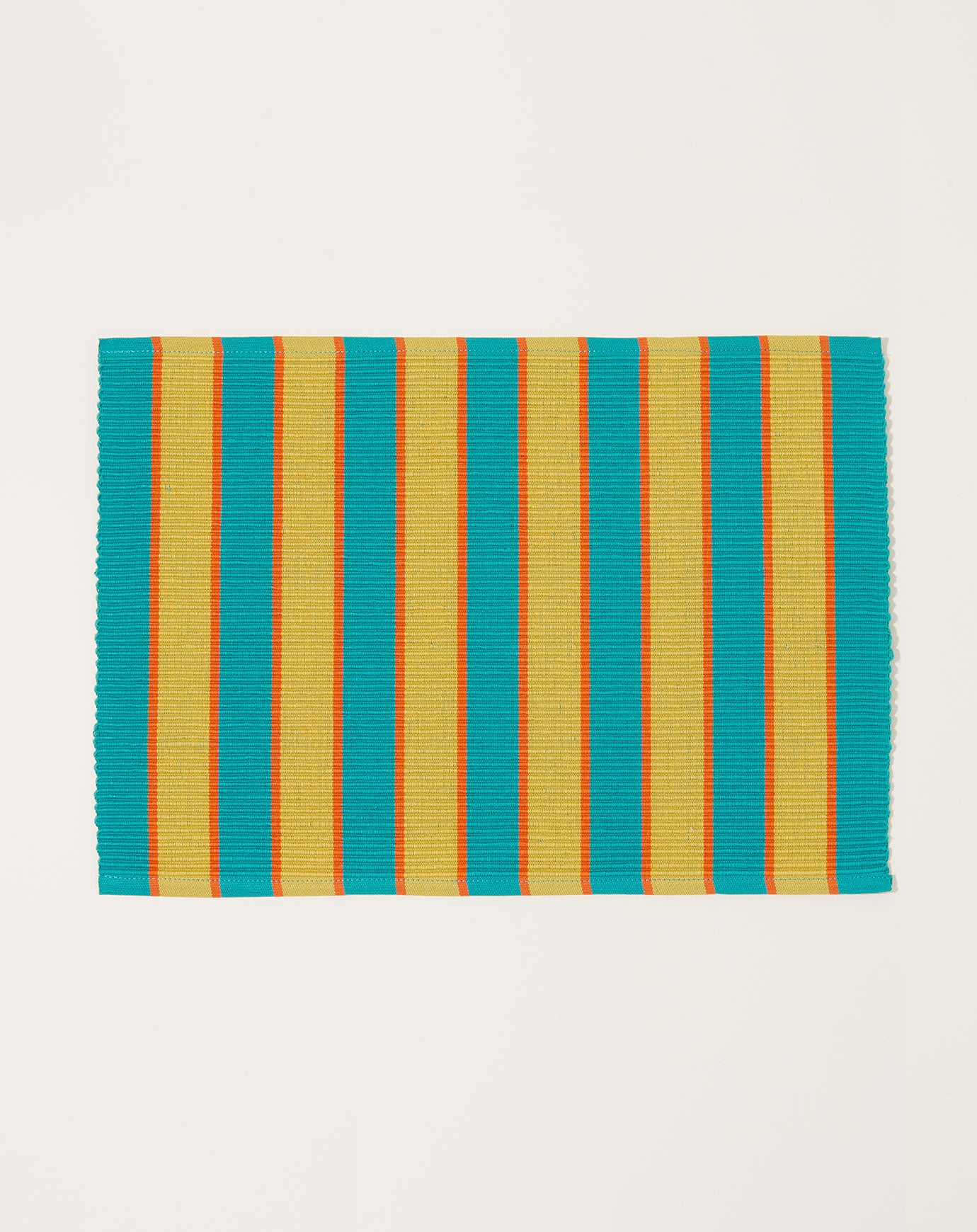 Dusen Dusen Stripe Placemat in Parmesan