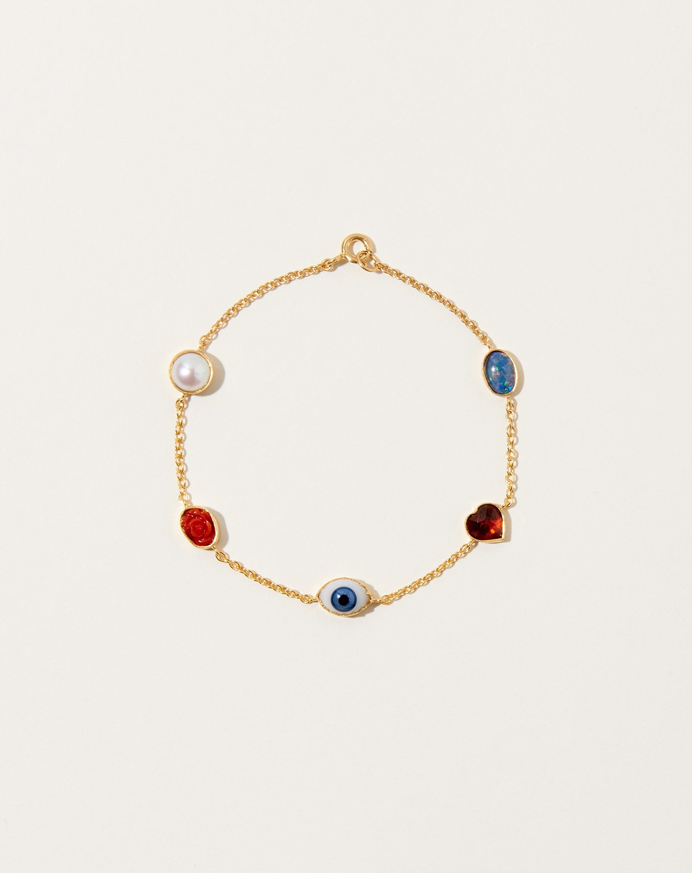 Grainne Morton Five Mini Charm Bracelet