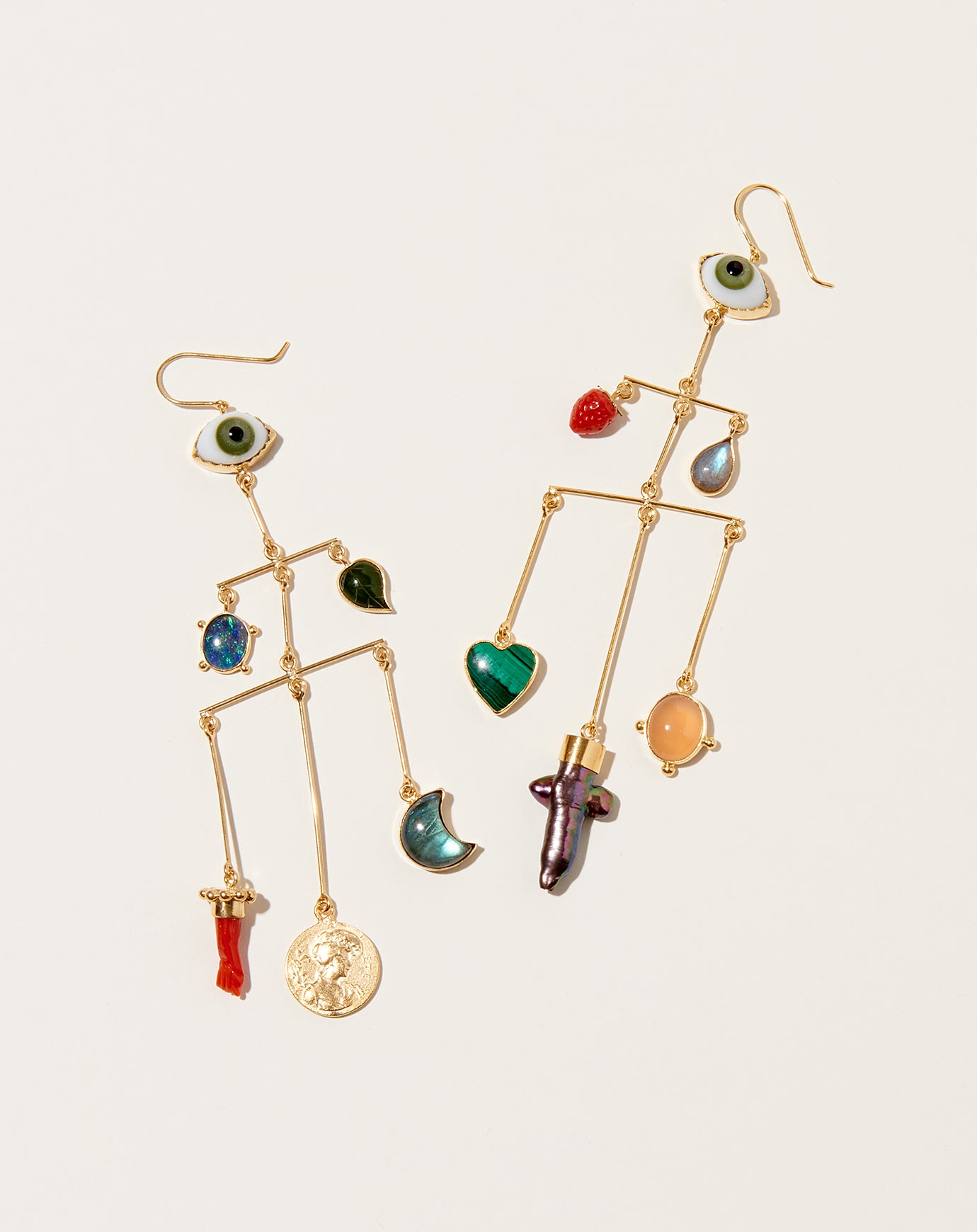 Grainne Morton Pyramid Drop Earrings