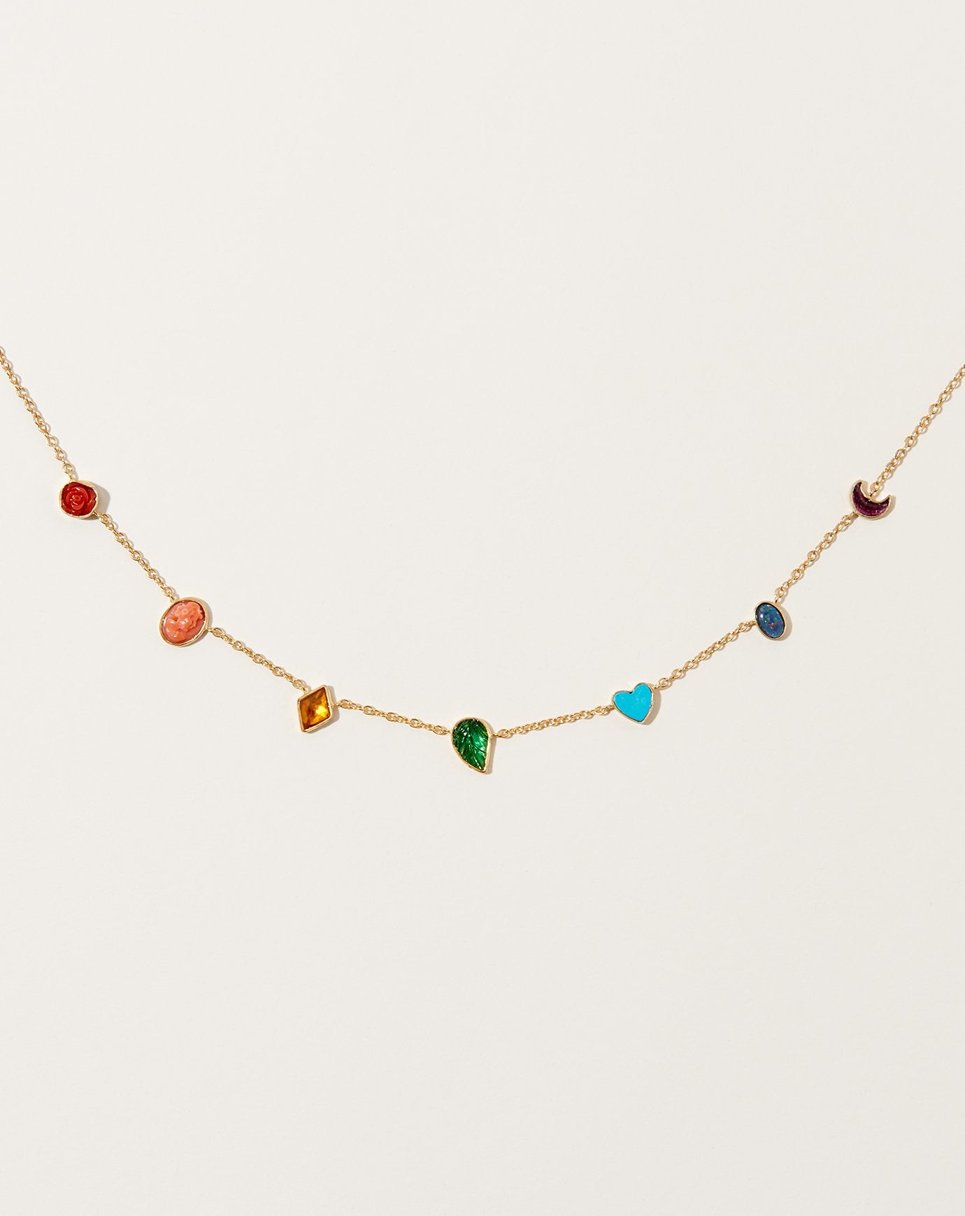 Grainne Morton Rainbow Mini Charm Necklace