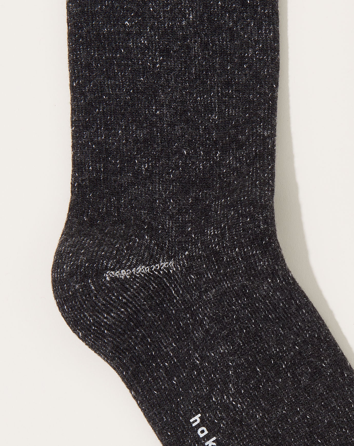 Hakne Cotton Wool Pile Socks in Charcoal