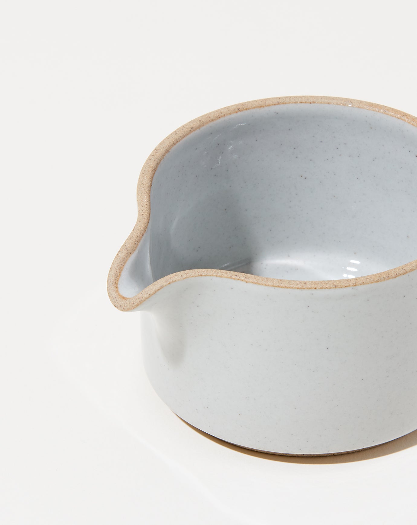 Hasami Porcelain Creamer in Gloss Grey