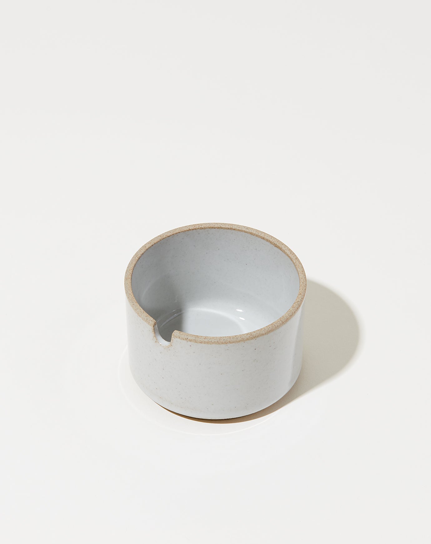 Hasami Porcelain Sugar Pot in Gloss Grey
