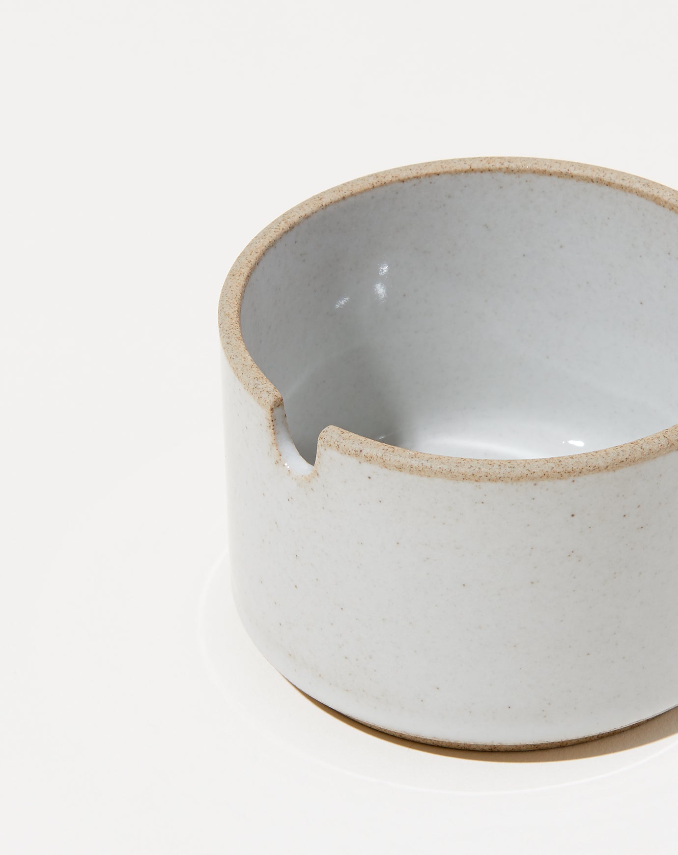 Hasami Porcelain Sugar Pot in Gloss Grey