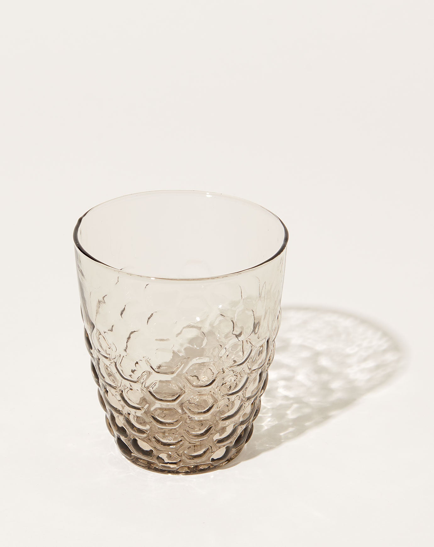 il Buco Vita Honeycomb Patterned Tumbler in Smoke