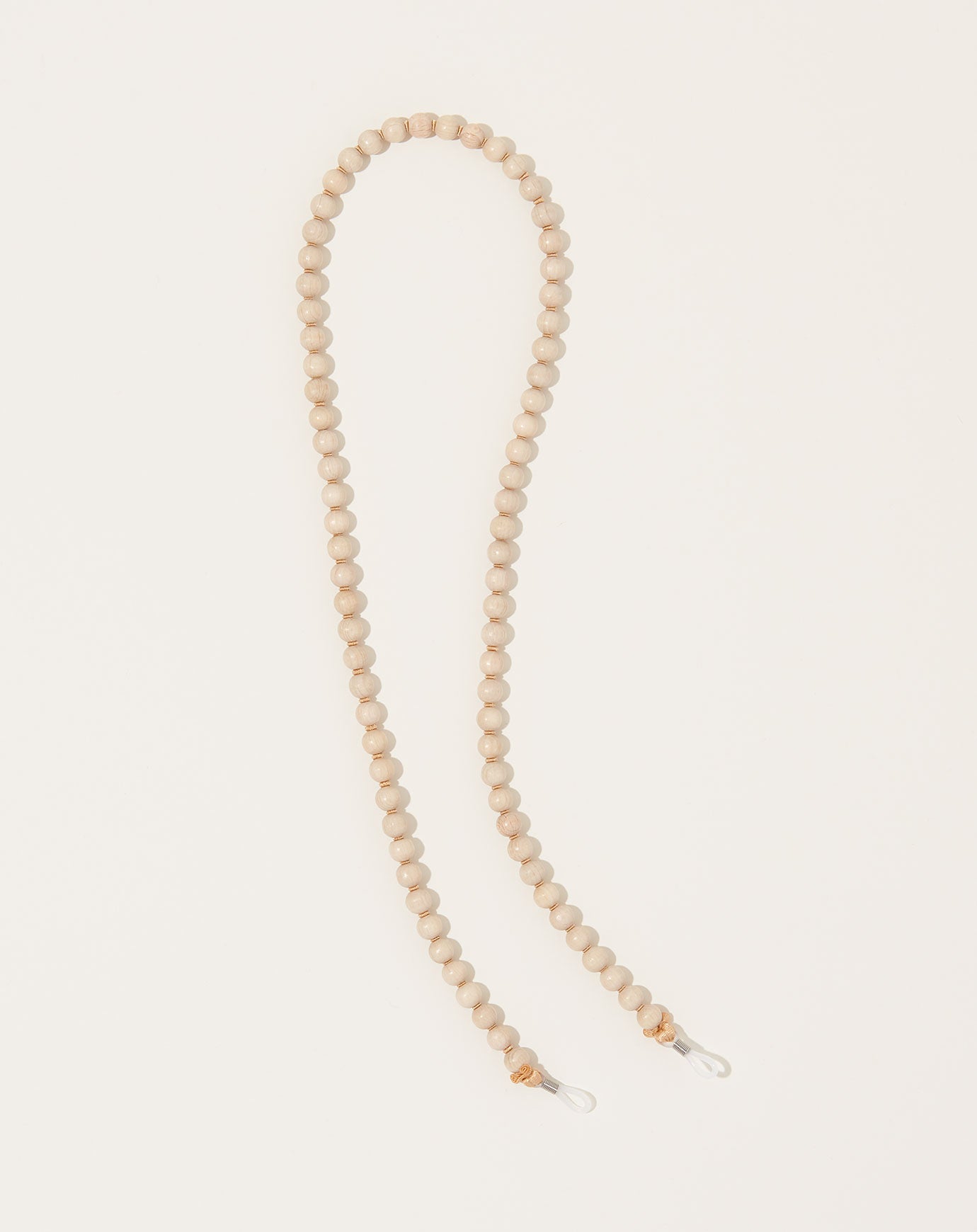 Ina Seifart Brillenkette Eyeglass Chain in Natural on Beige