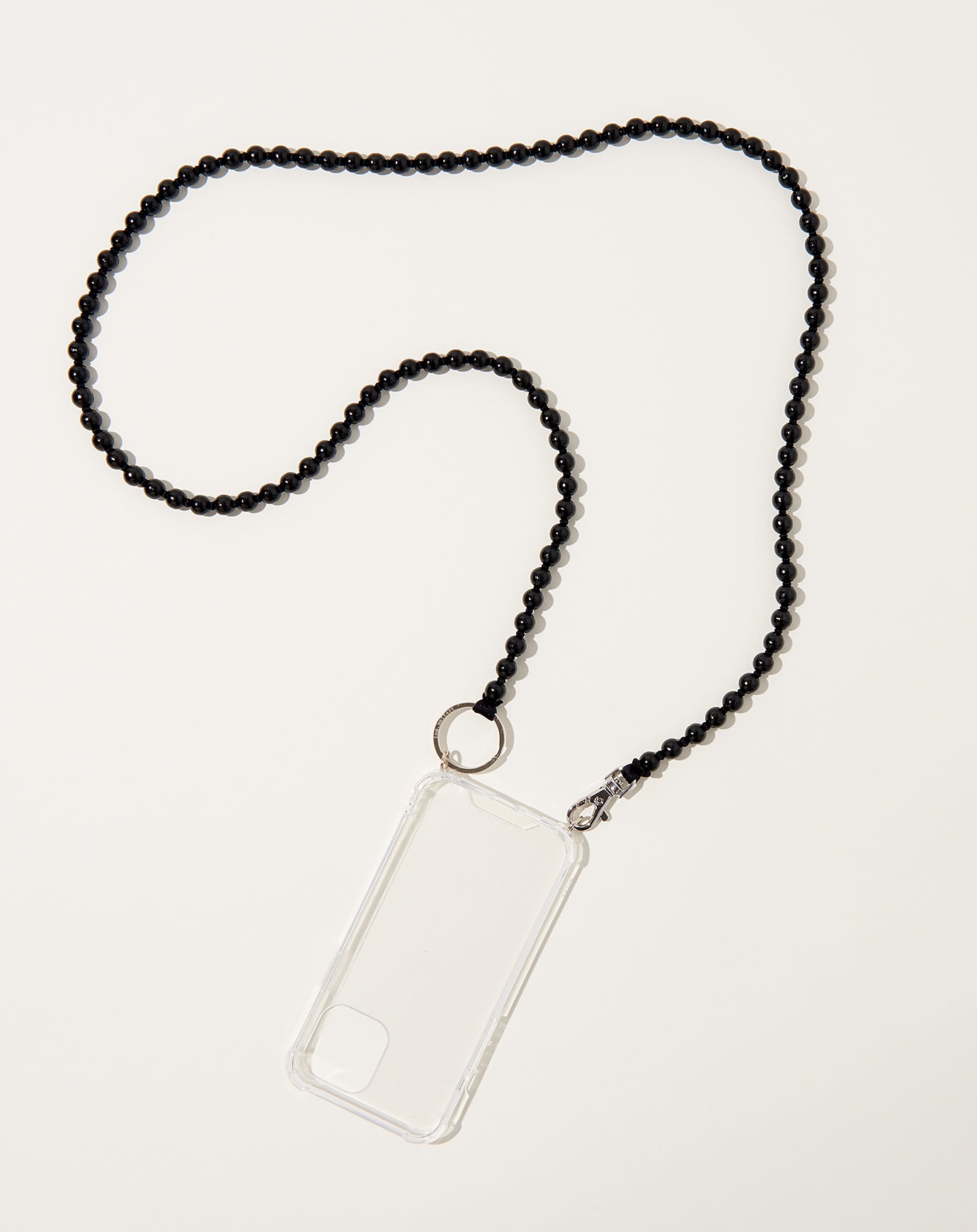 Ina Seifart Handykette iPhone Necklace in Black on Black