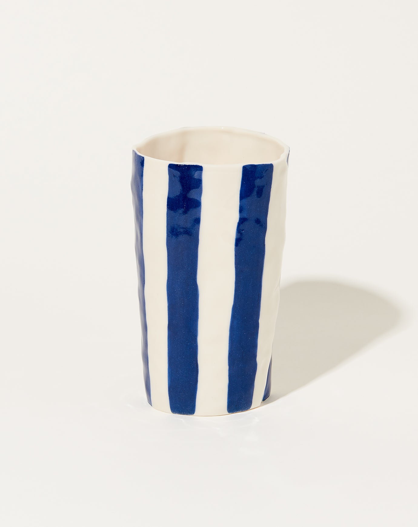 Isabel Halley Water Cup in Blue Stripes