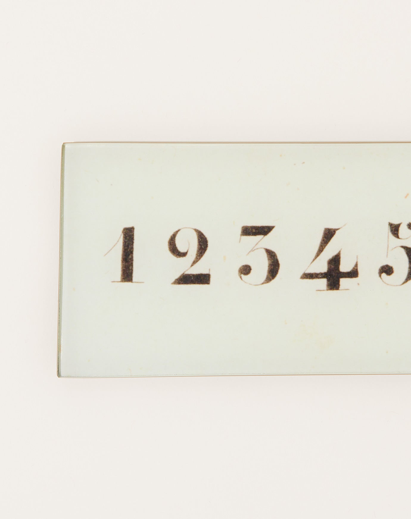 John Derian Bold Numbers Rectangular Tray