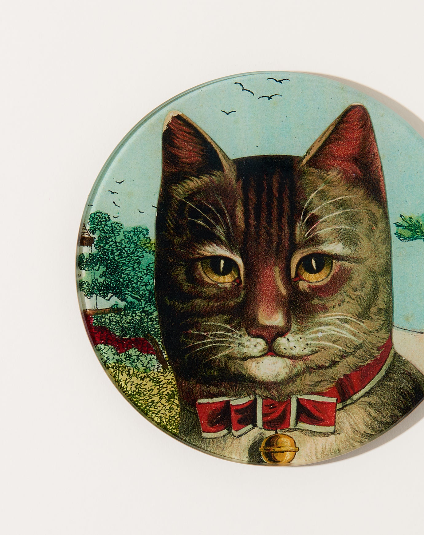 John Derian Country Cat 5 3/4" Round