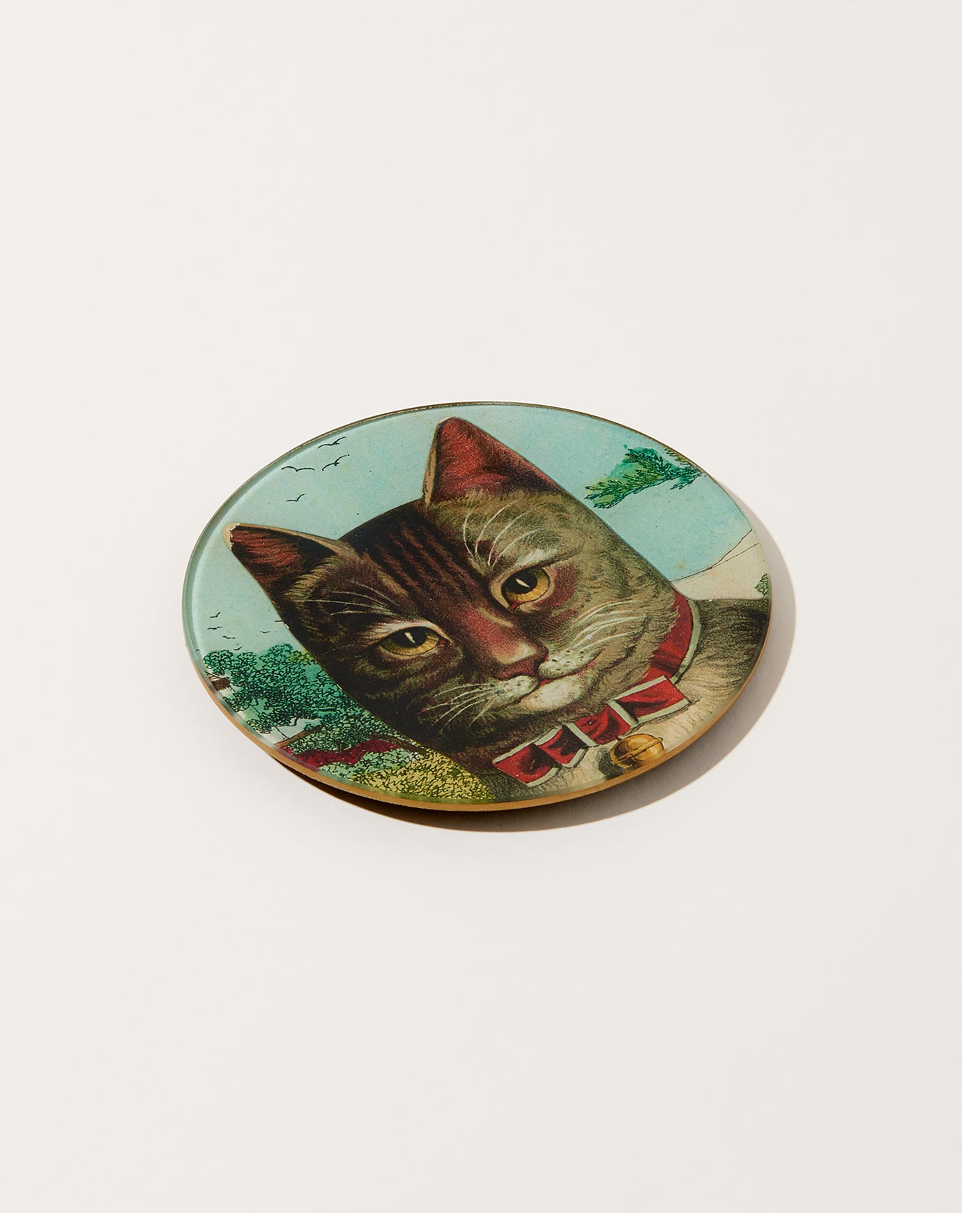 John Derian Country Cat 5 3/4" Round