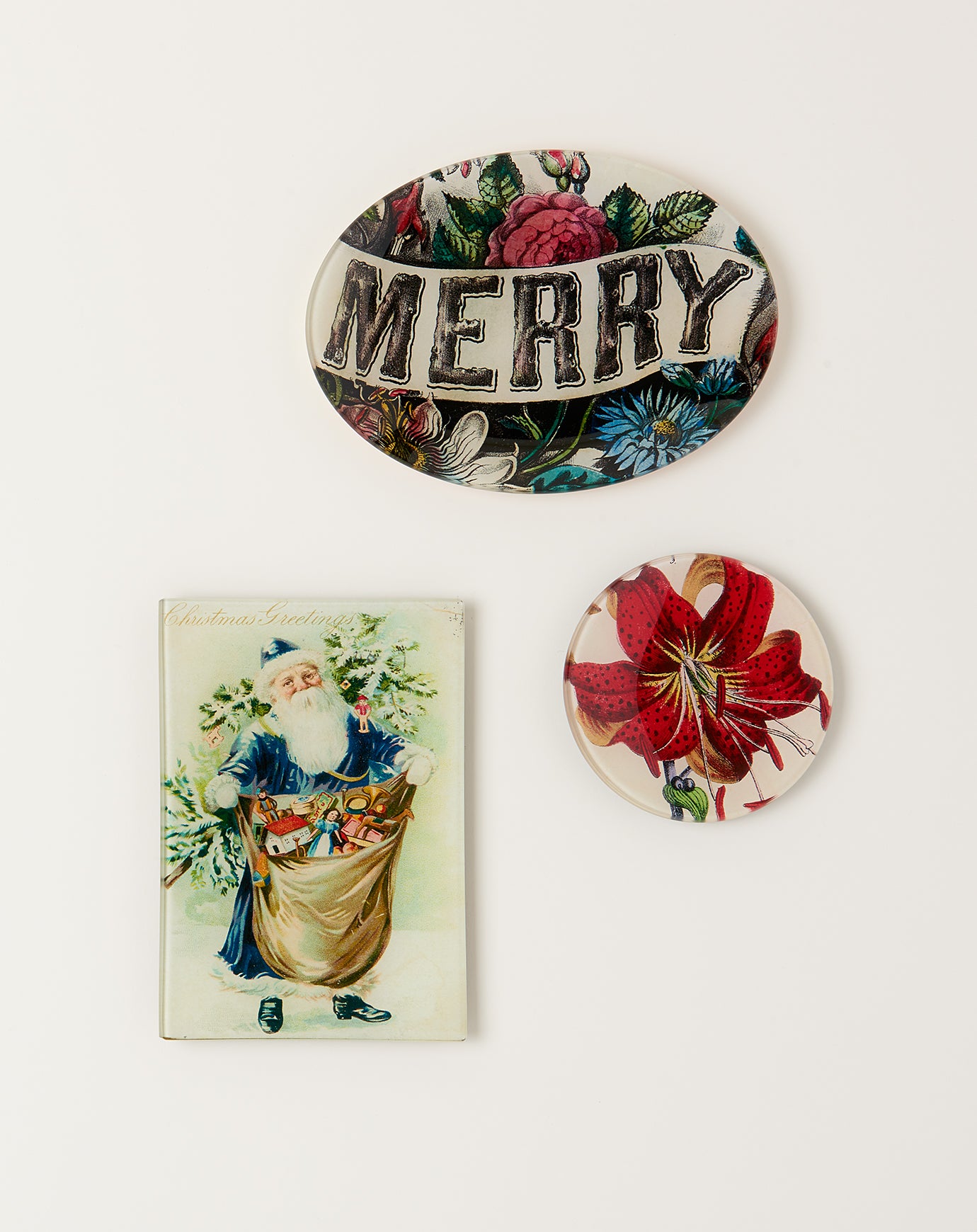 John Derian Santa's Bounty Mini Tray