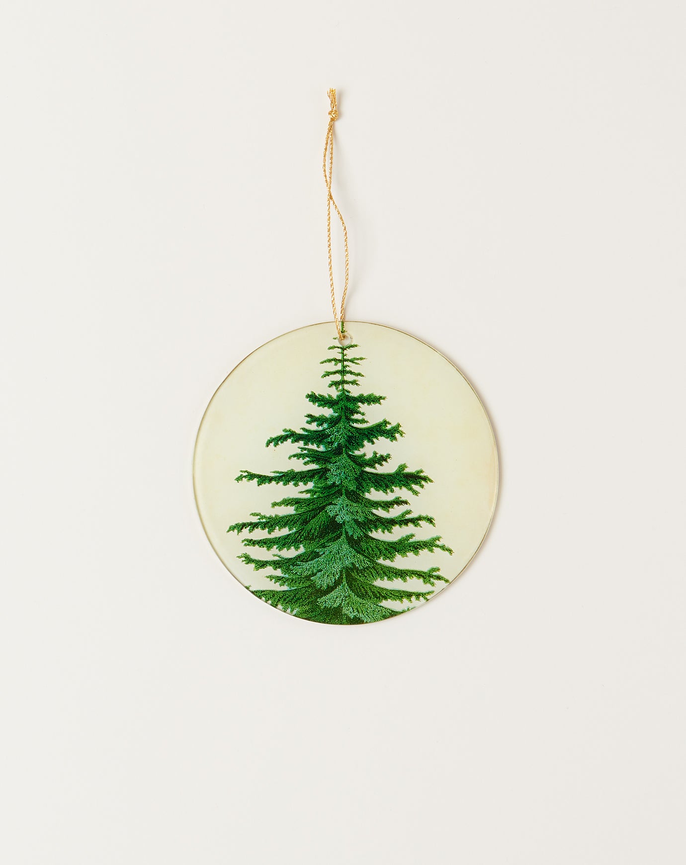 John Derian Norway Spruce Round Ornament