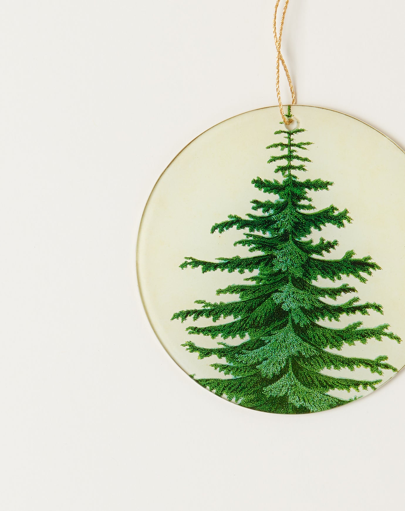 John Derian Norway Spruce Round Ornament