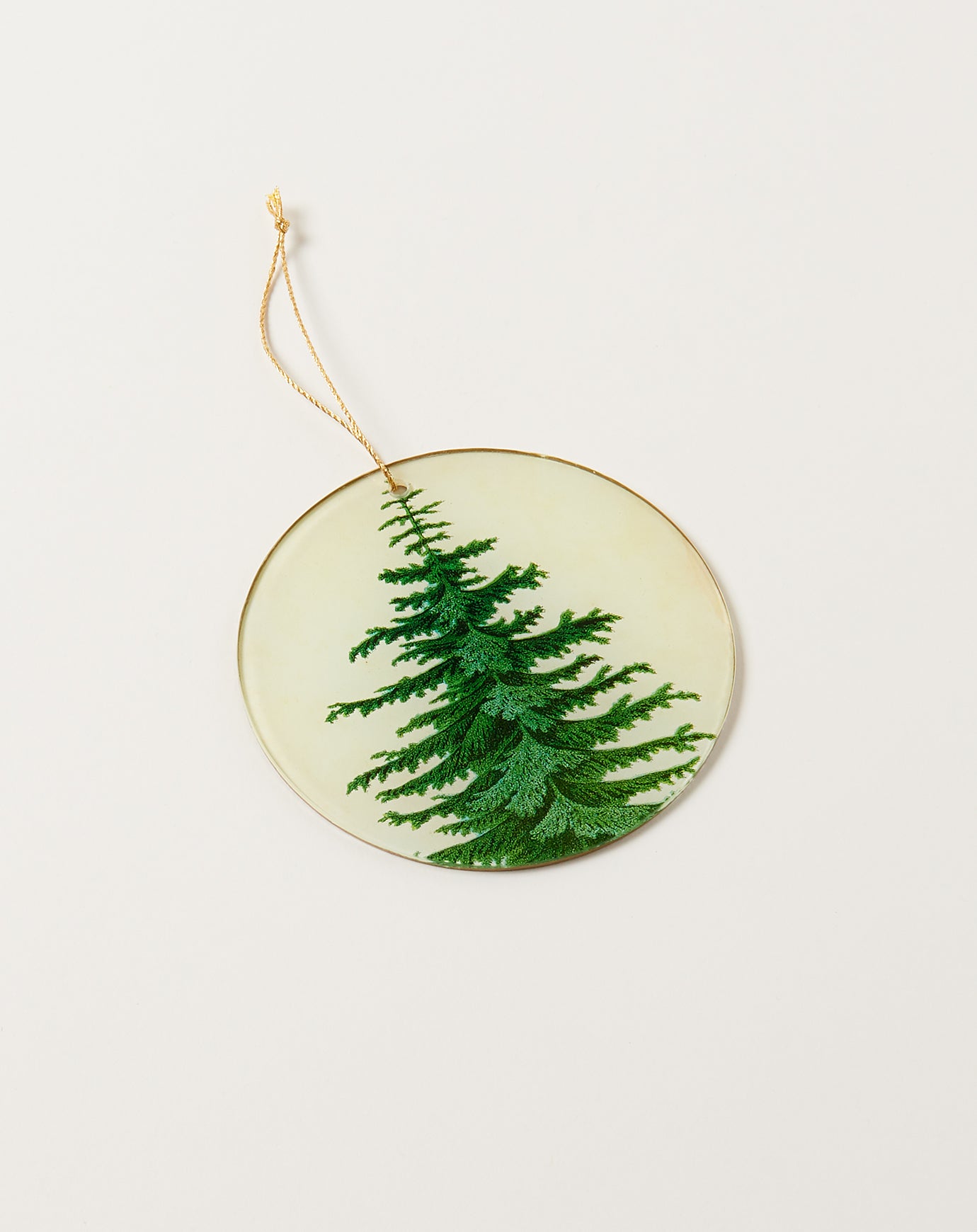 John Derian Norway Spruce Round Ornament