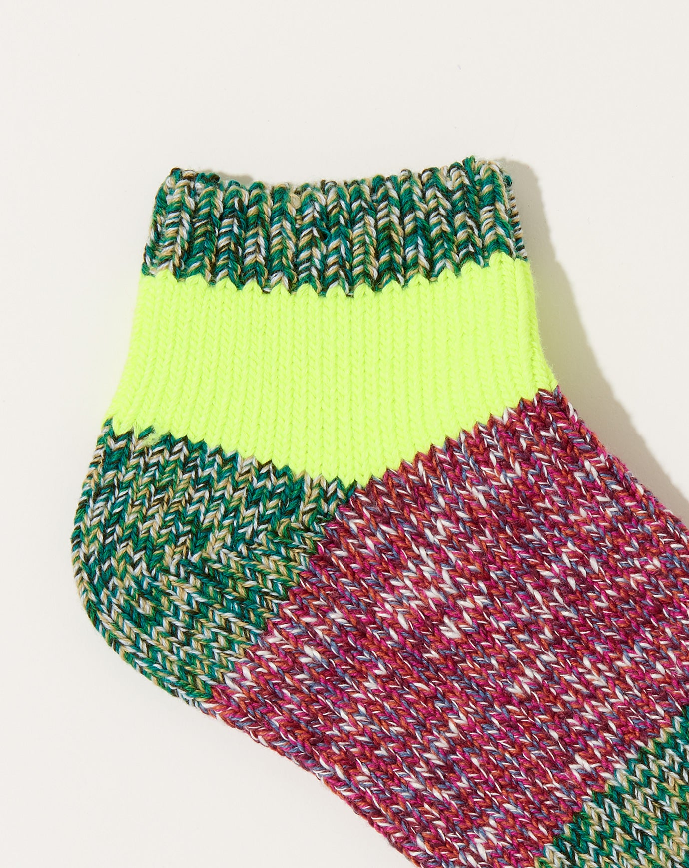 Kapital 56 Yarns GOGH Grandrell Ankle Socks in Green