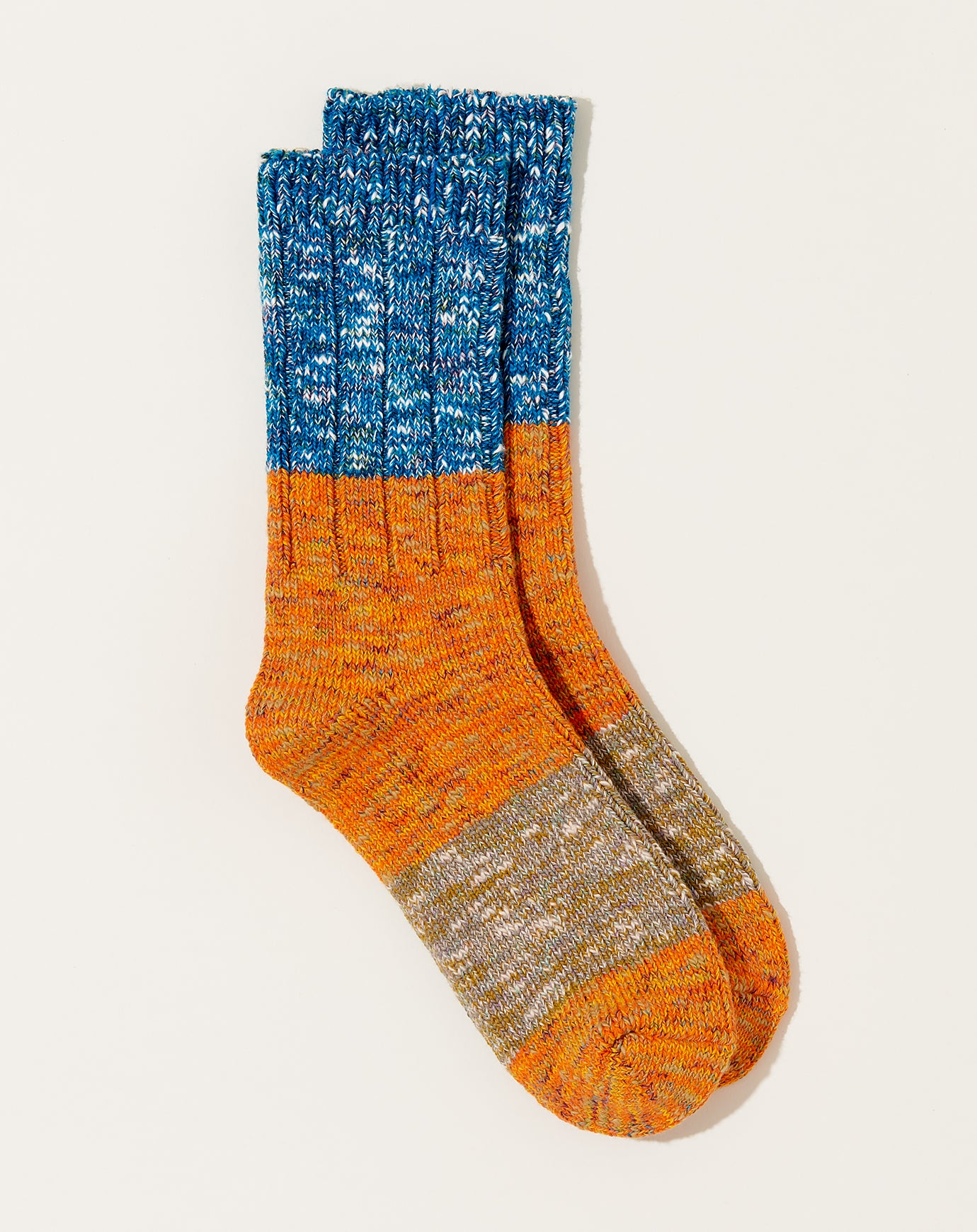 Kapital Gogh Stretch Socks in Orange