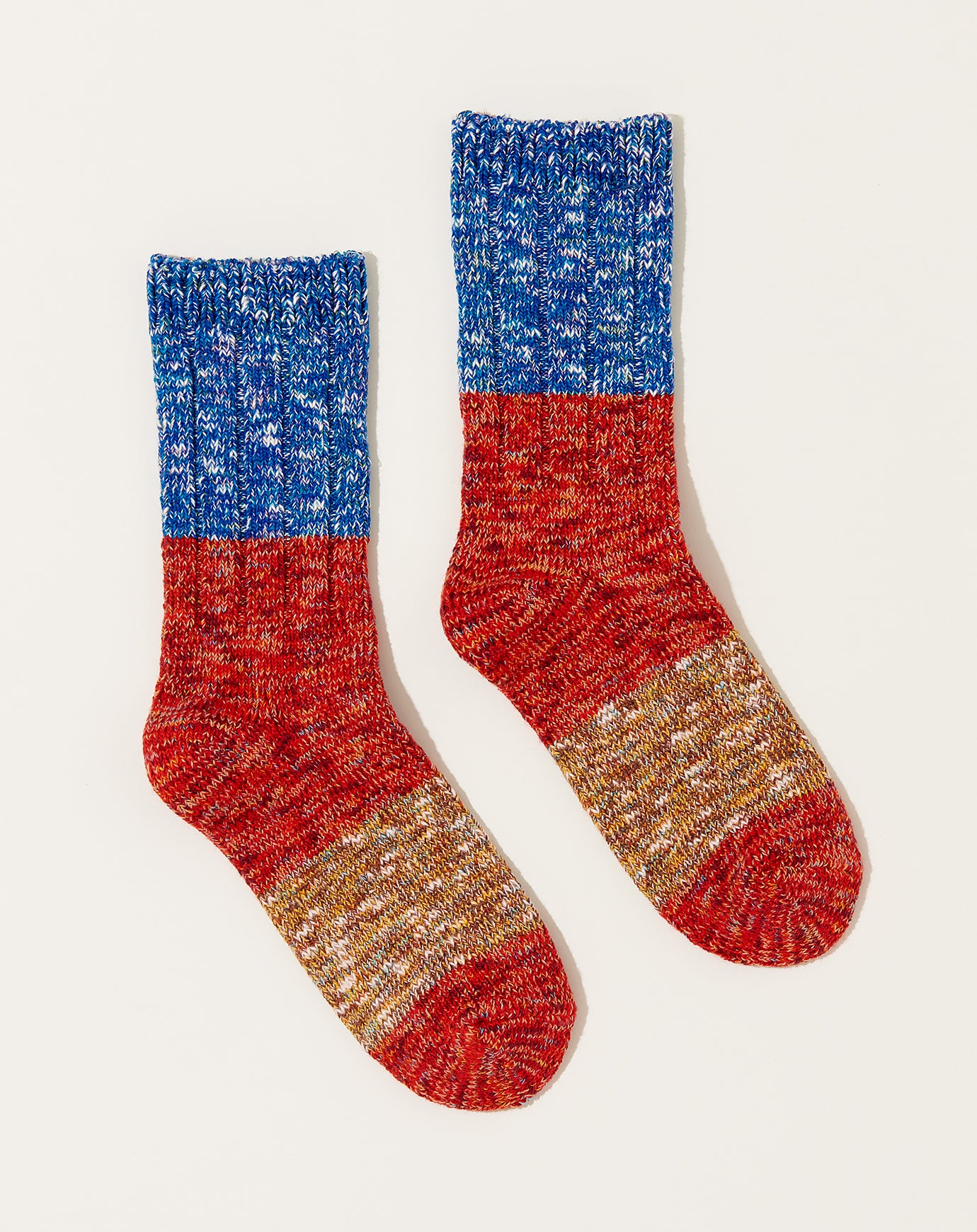 Kapital Gogh Stretch Socks in Red