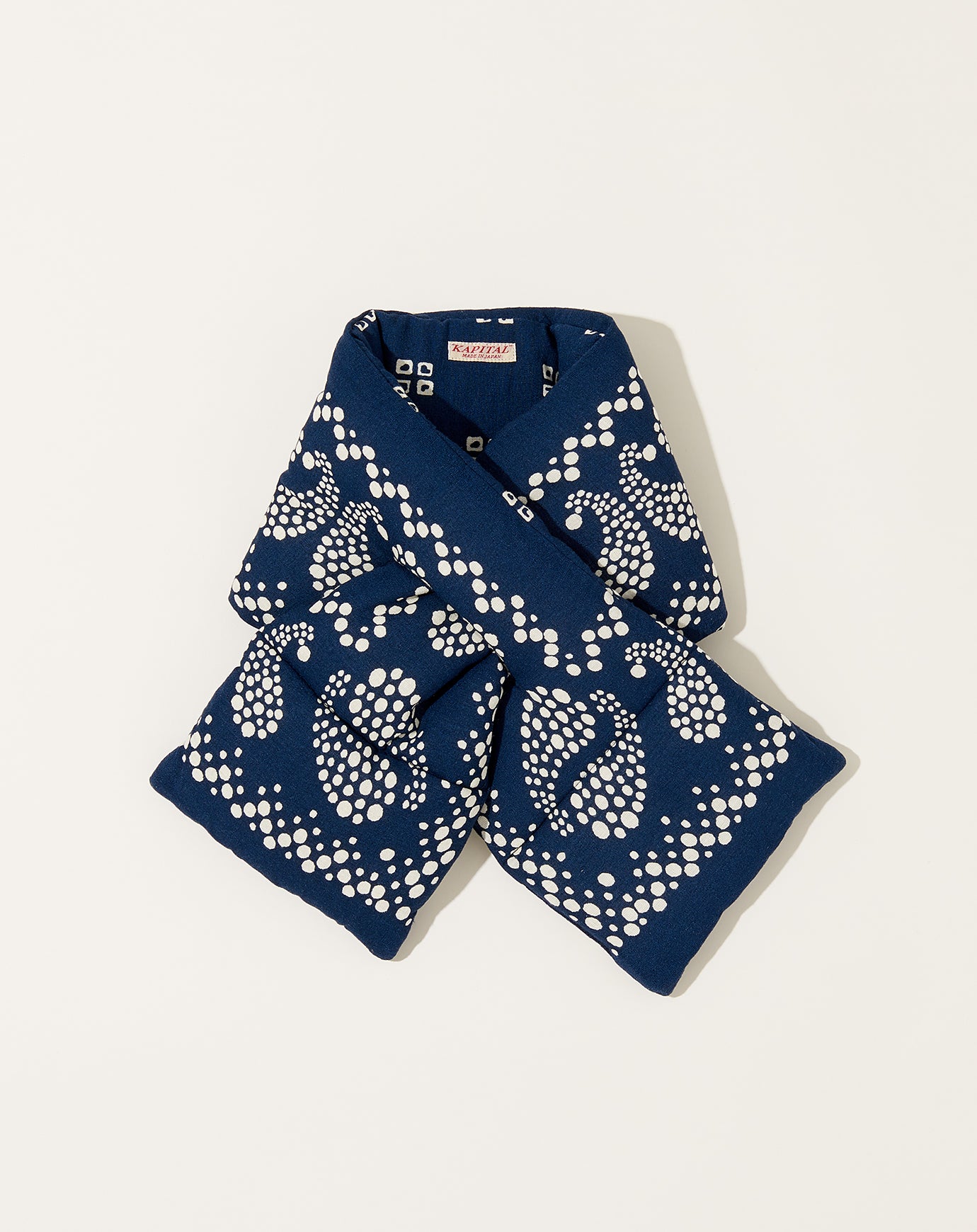 Kapital Bandana Kesa Scarf in Navy