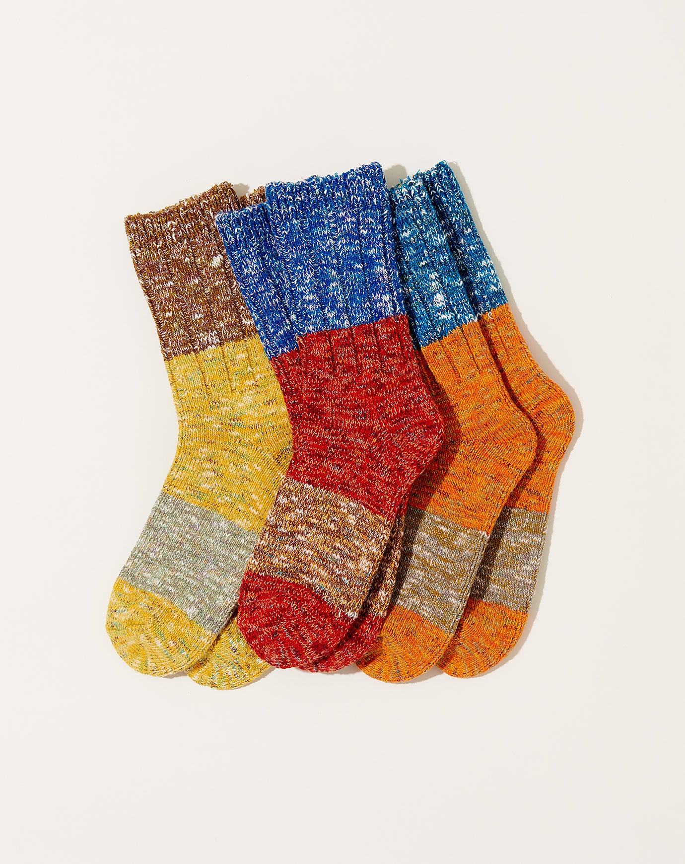 Kapital Gogh Stretch Socks in Red