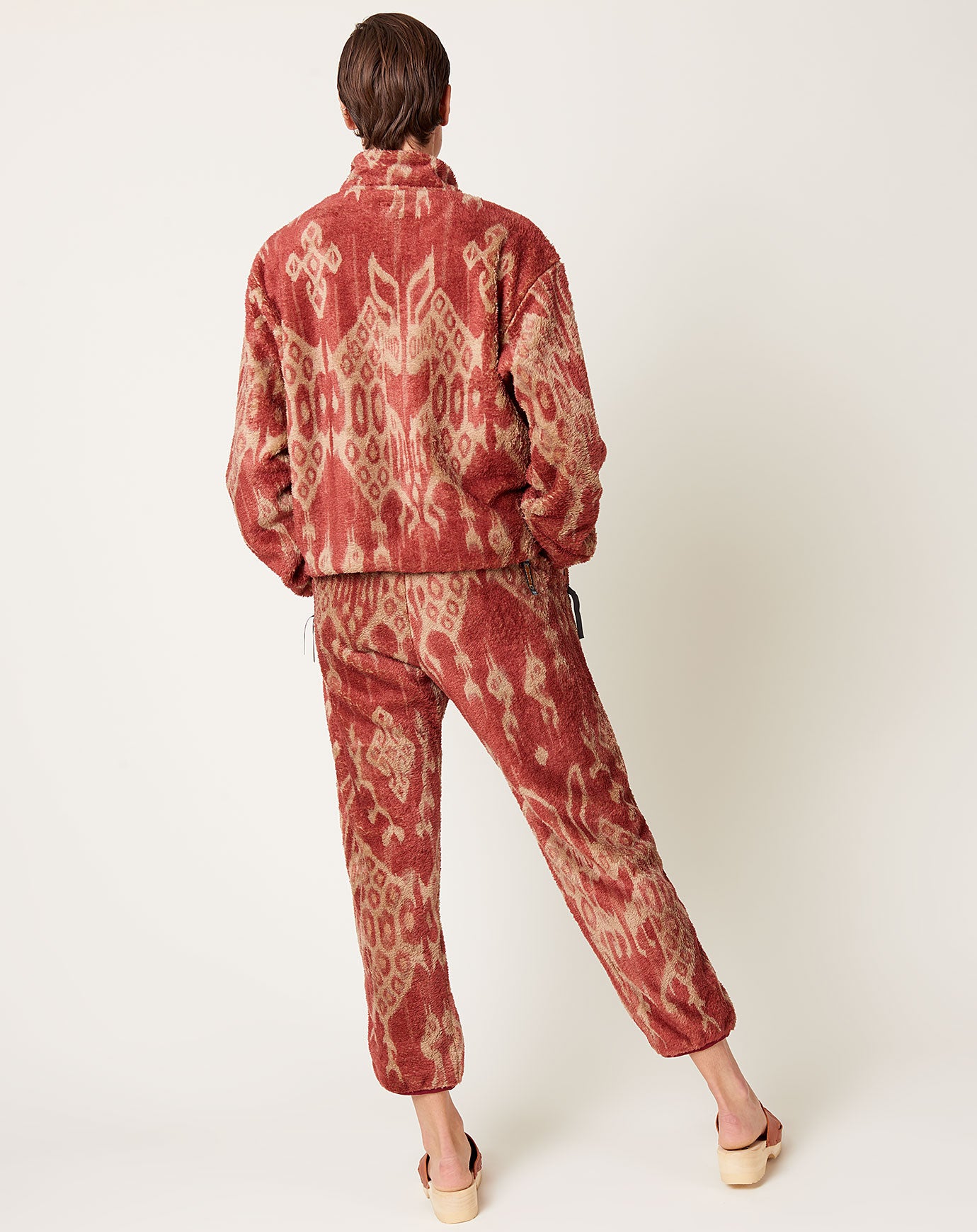 Kapital JAVA KASURI Fleece EASY Pants in Red