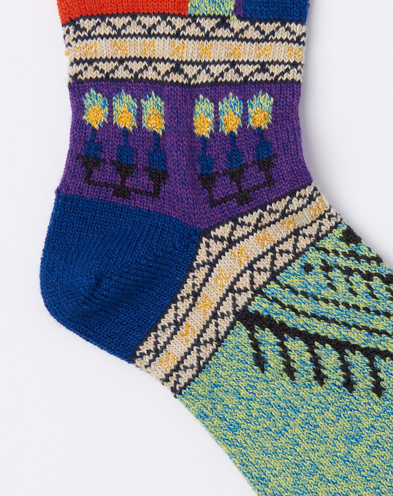 Kapital Short Maria Socks in Blue