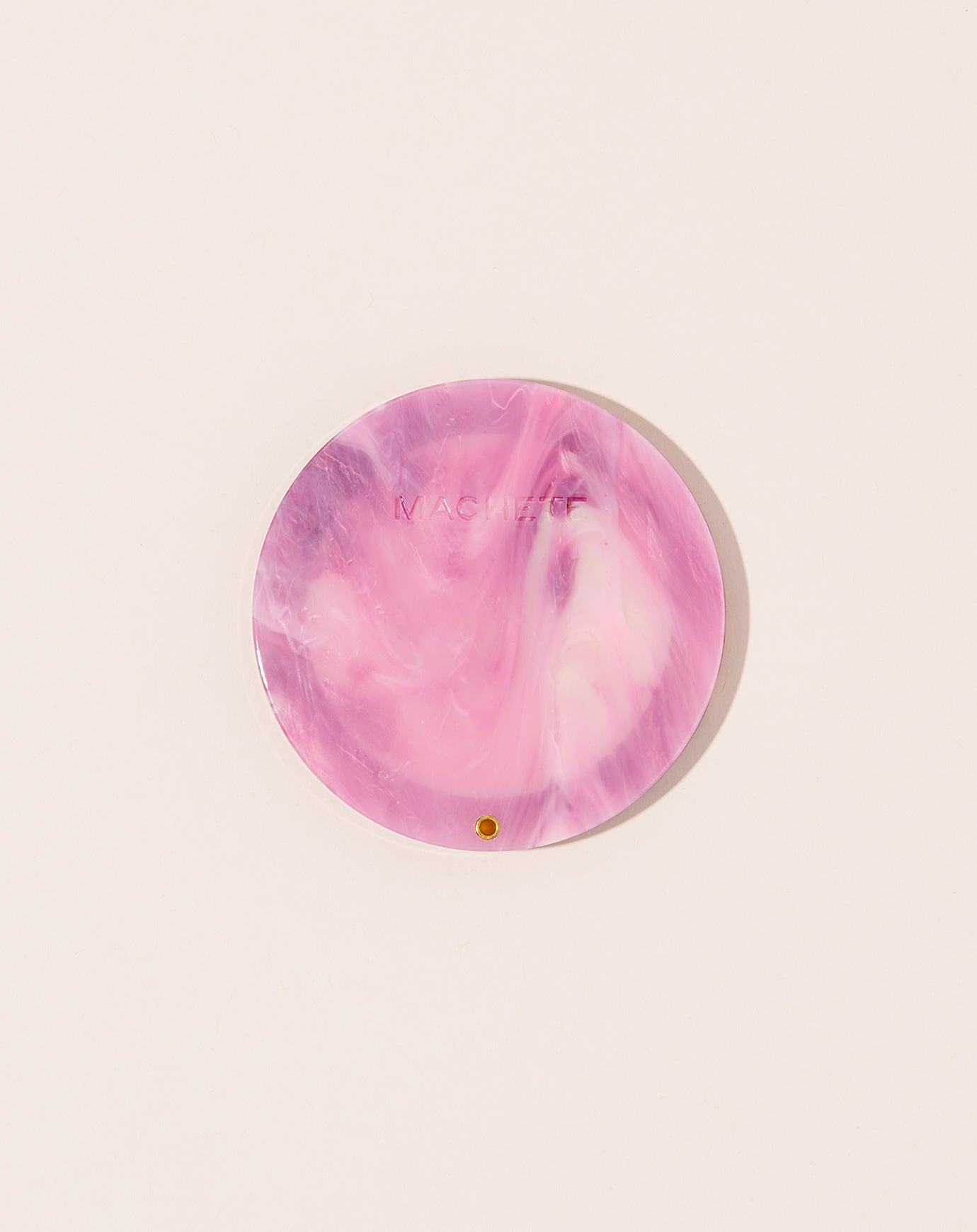 Machete Circle Mirror in Orchid