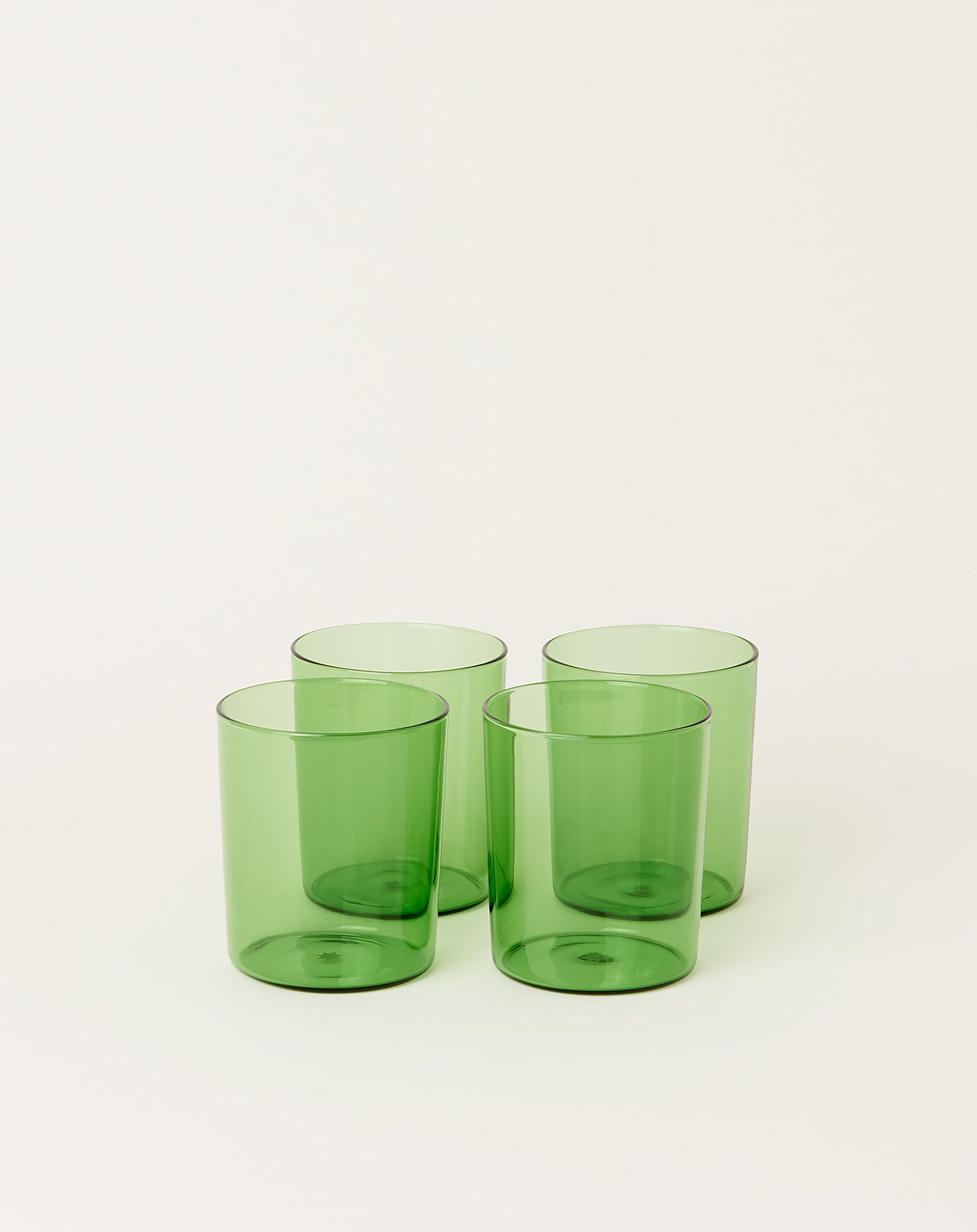 Maison Balzac Set of 4 Goblets in Green