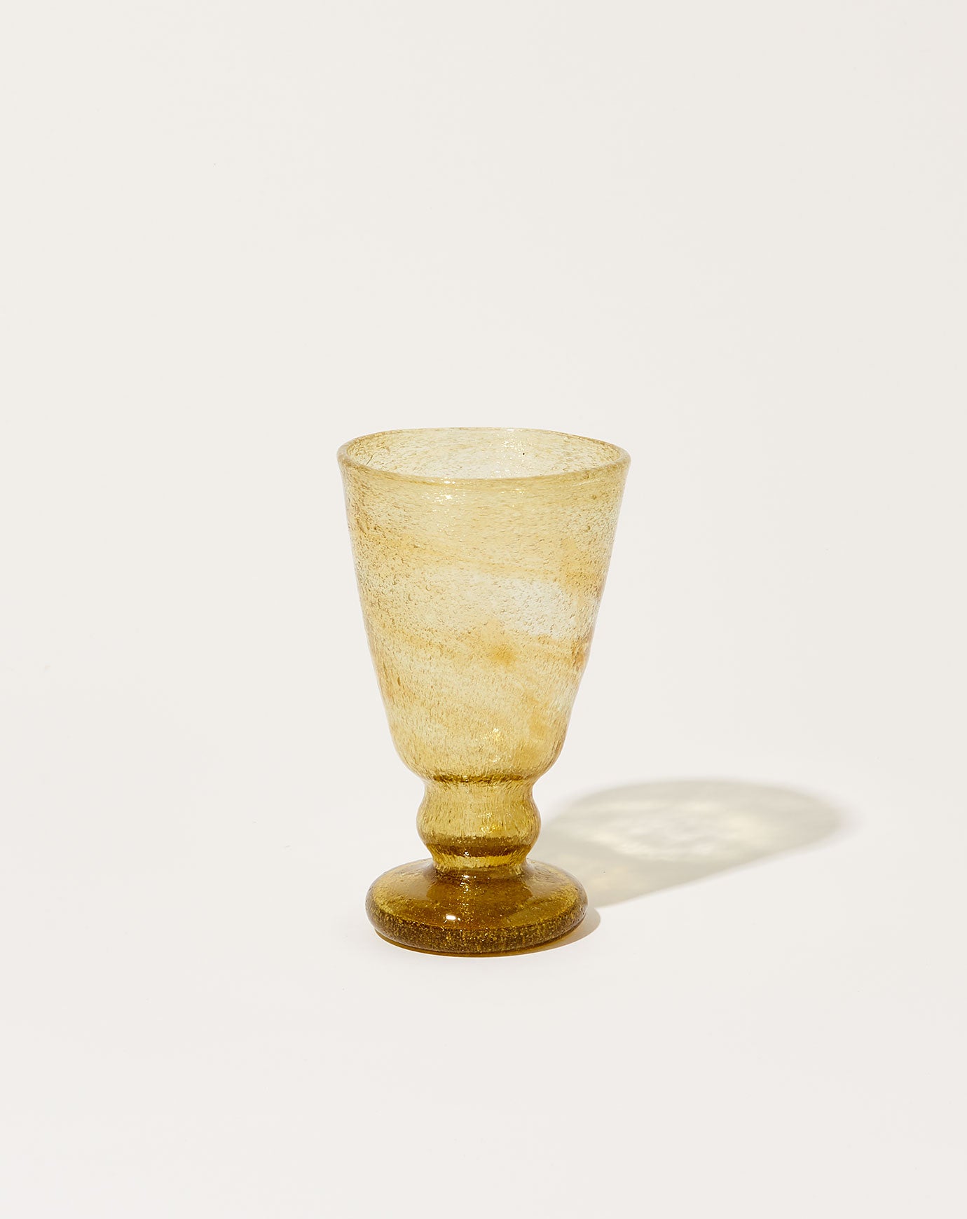 Malaika Sultan Wine Glass in Amber