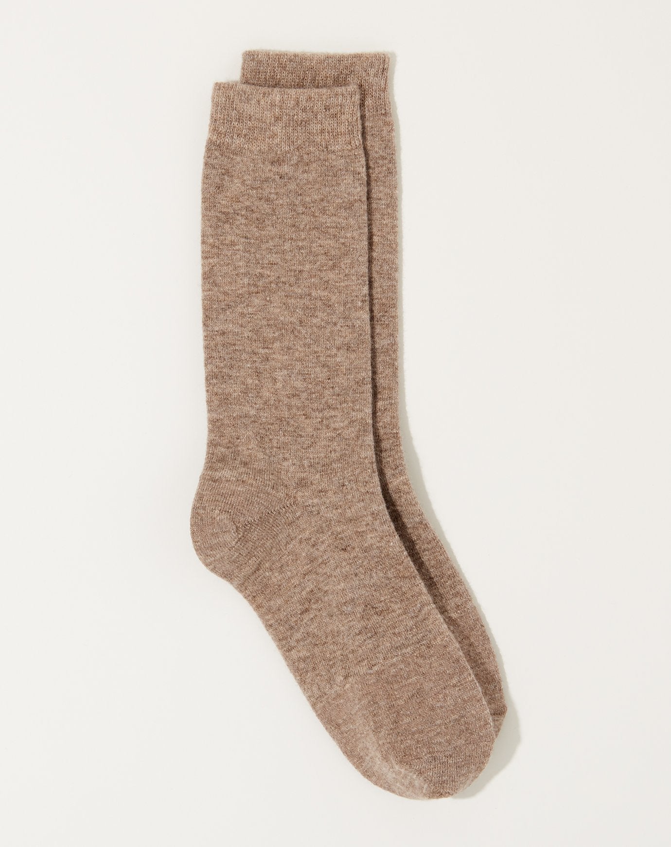 Nishiguchi Kutsushita Cashmere Wool Socks in Beige